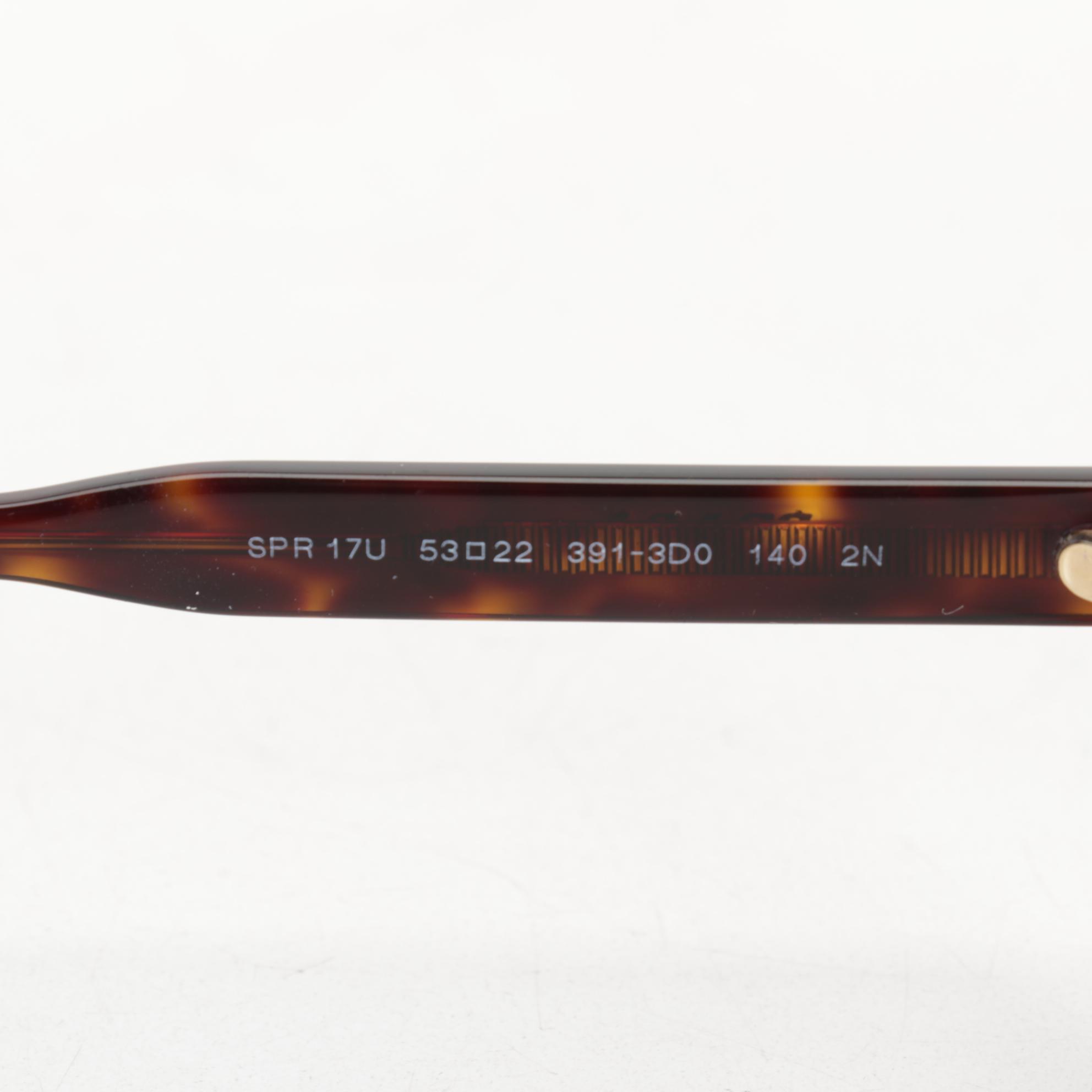 Prada SPR17U Round Sunglasses and VPR19S Prescription Glasses