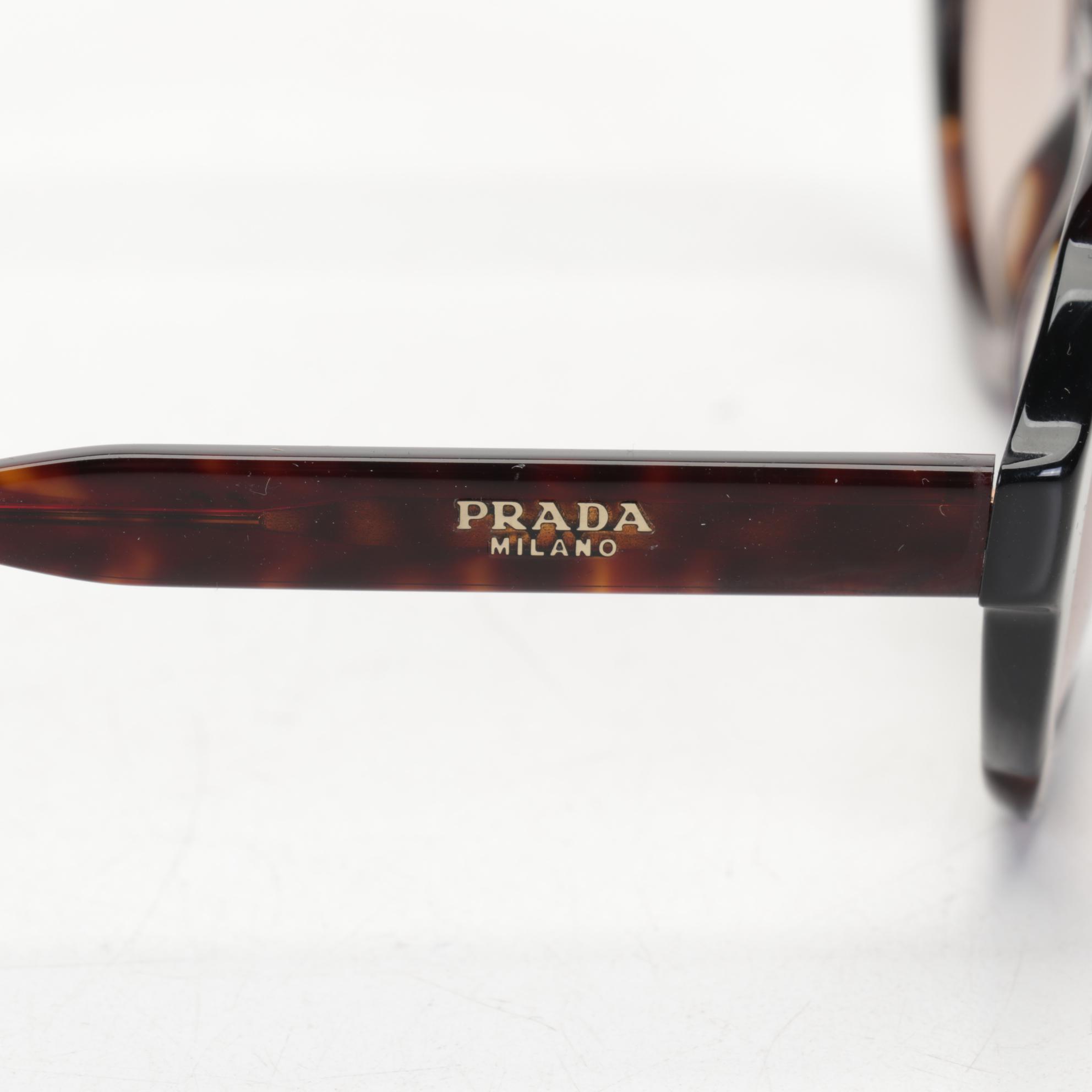 Prada SPR17U Round Sunglasses and VPR19S Prescription Glasses