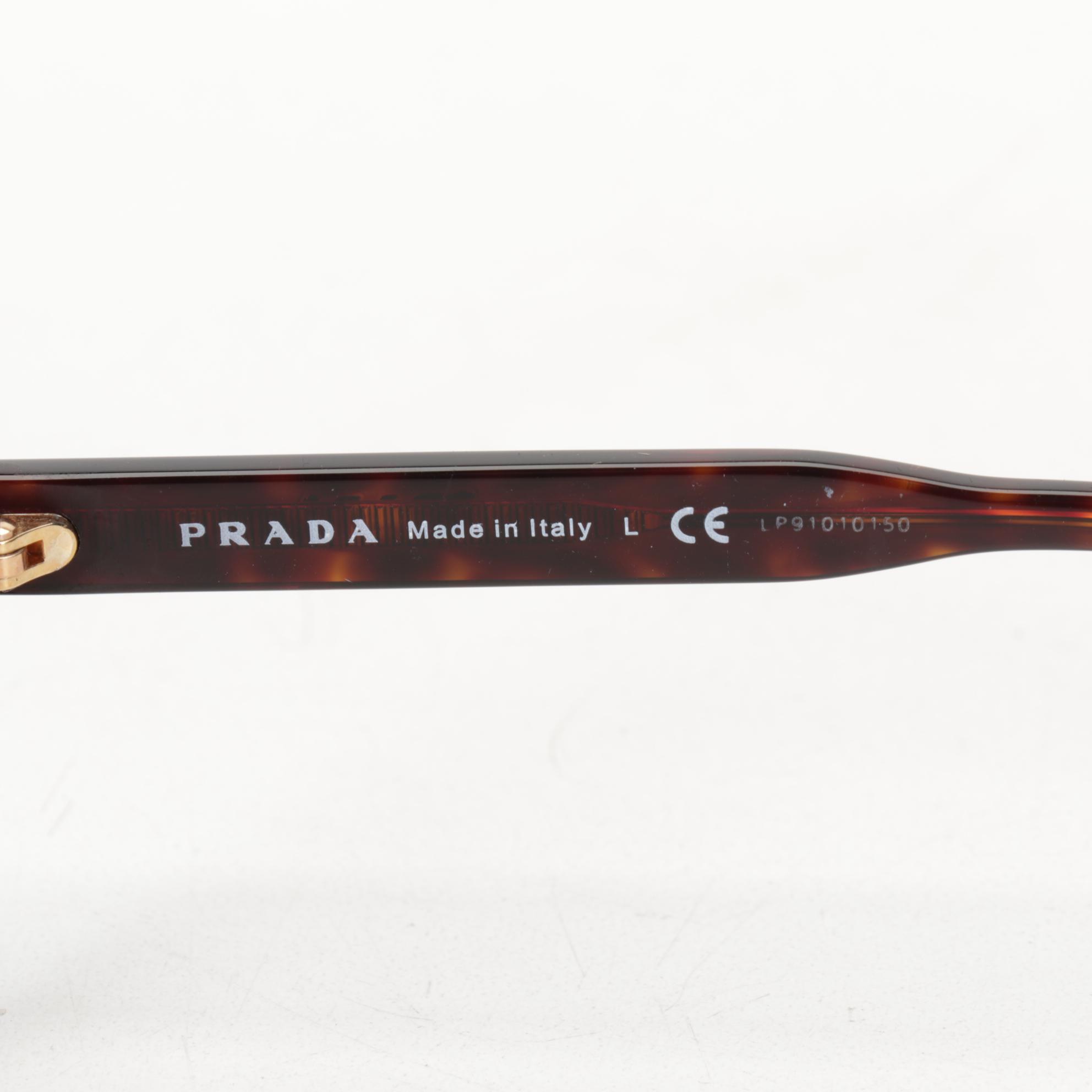Prada SPR17U Round Sunglasses and VPR19S Prescription Glasses