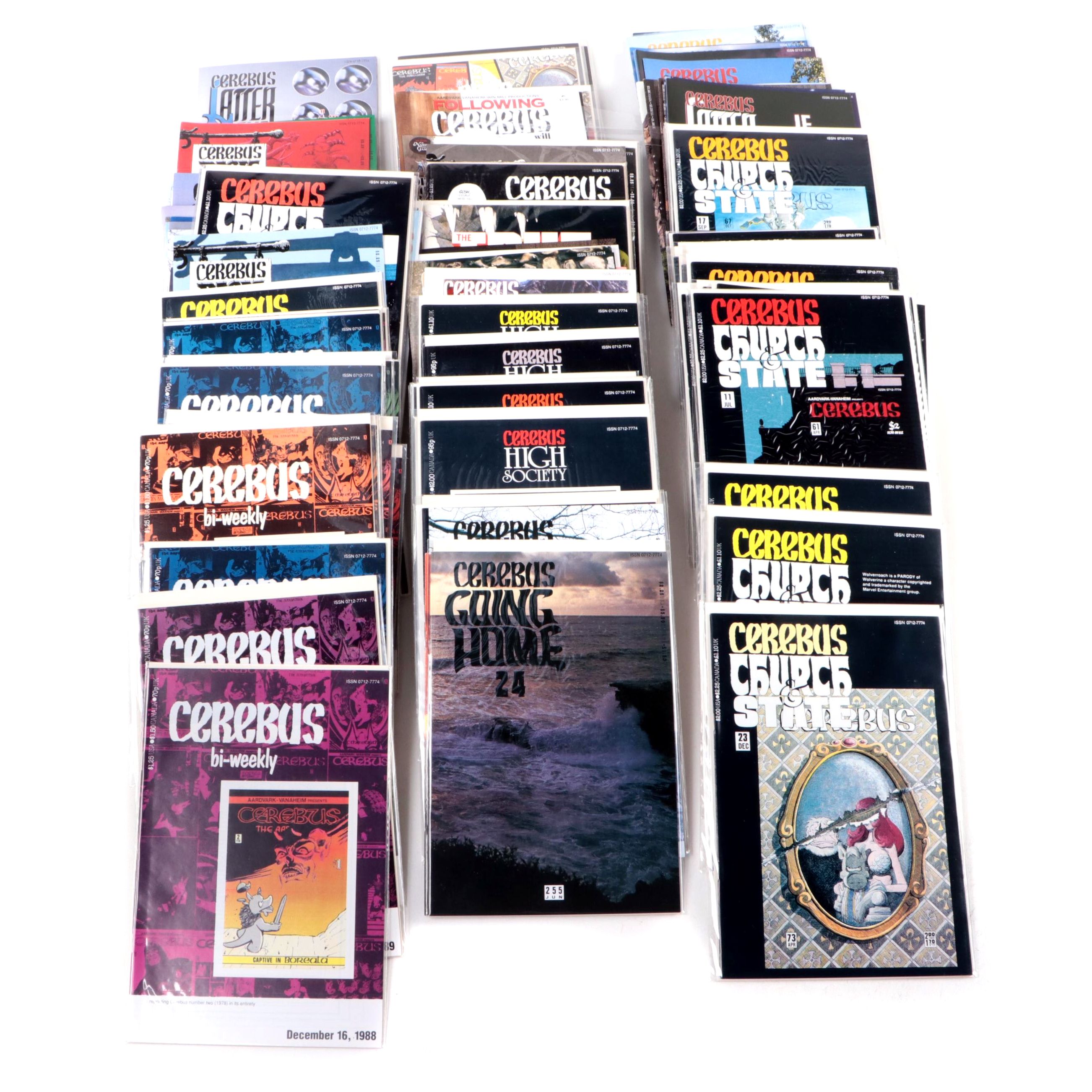 Modern Age "Cerebus High Society", "Going Home" and More Comic Books