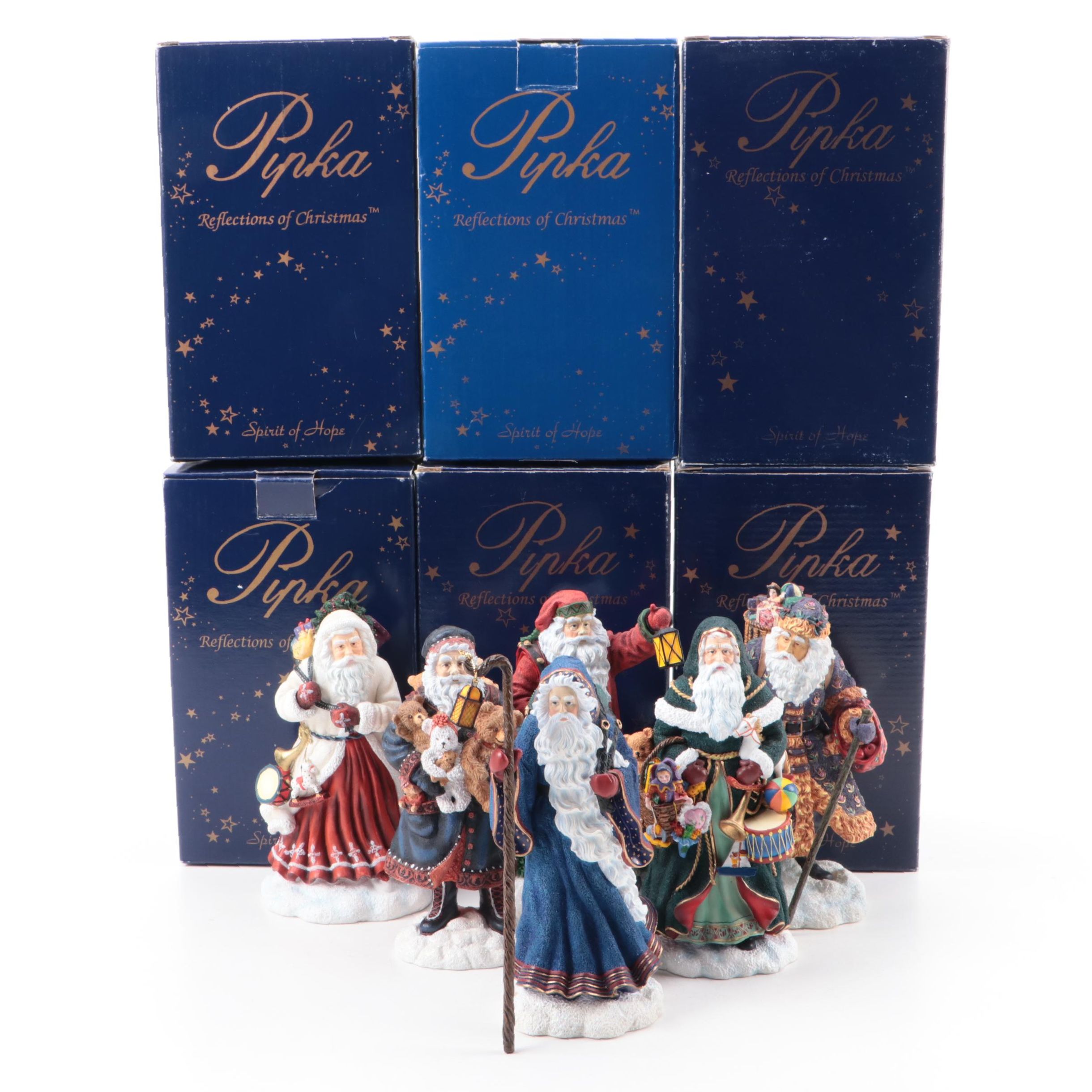 Pipka "Father Christmas" and More Resin Santa Figurines