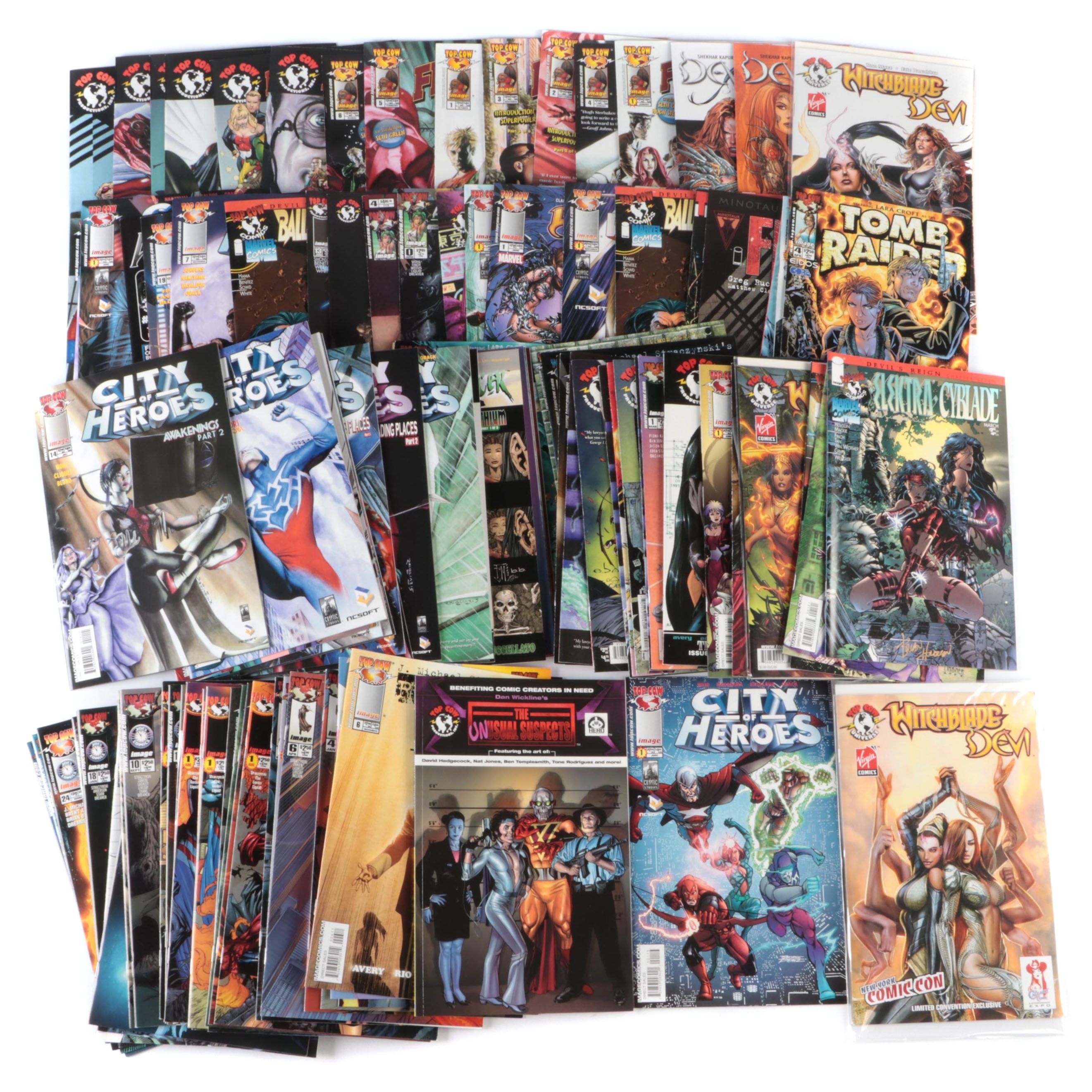 Modern Age "The Unusual Suspects", "City of Heroes" and More Comic Books