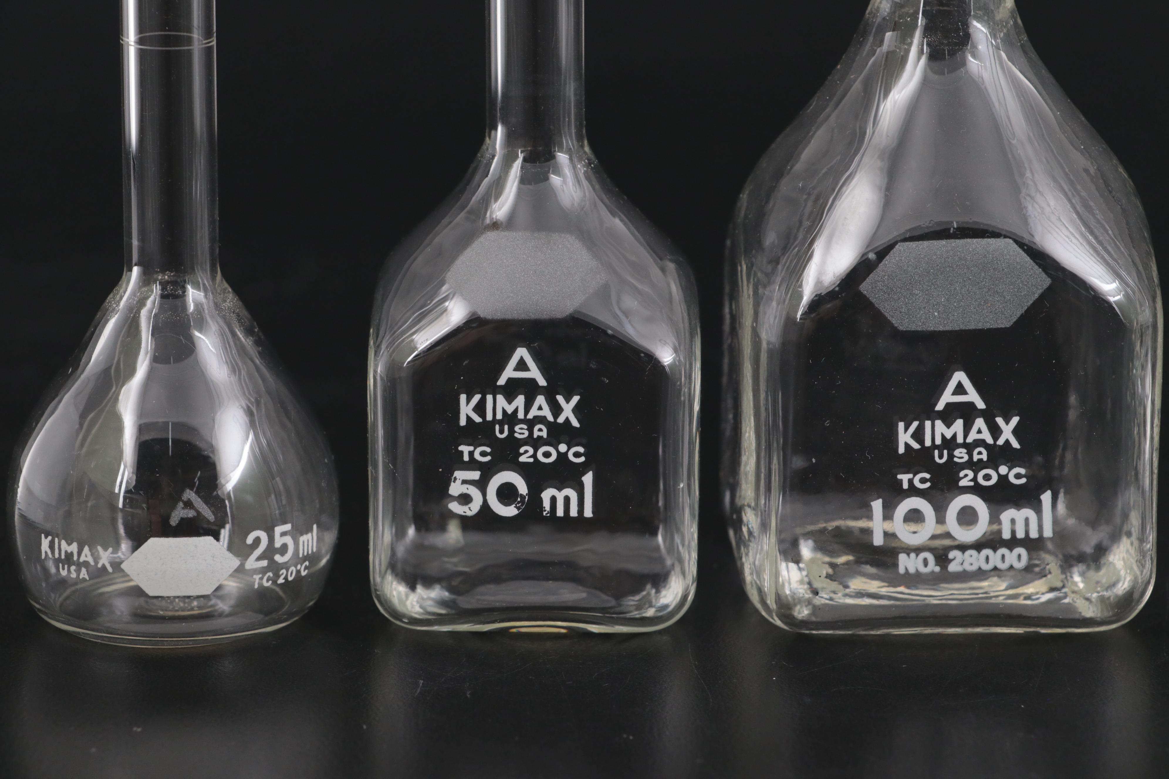 Pyrex and Kimax Glass Beaker Collection with Glass Pipettes