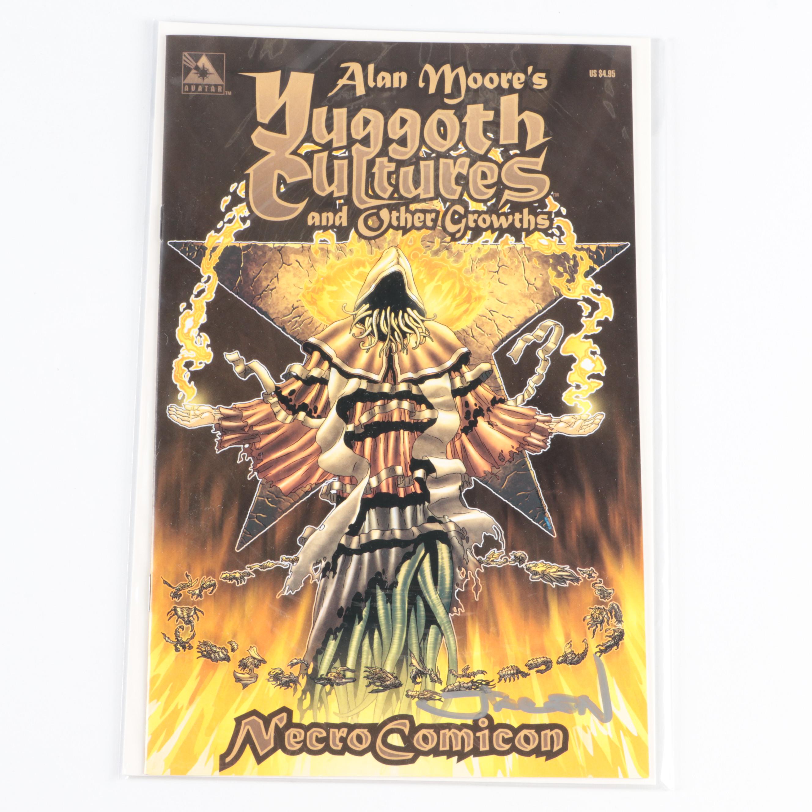 Jacen Burrows Signed "Yuggoth Cultures and Other Growths" with More Comic Books