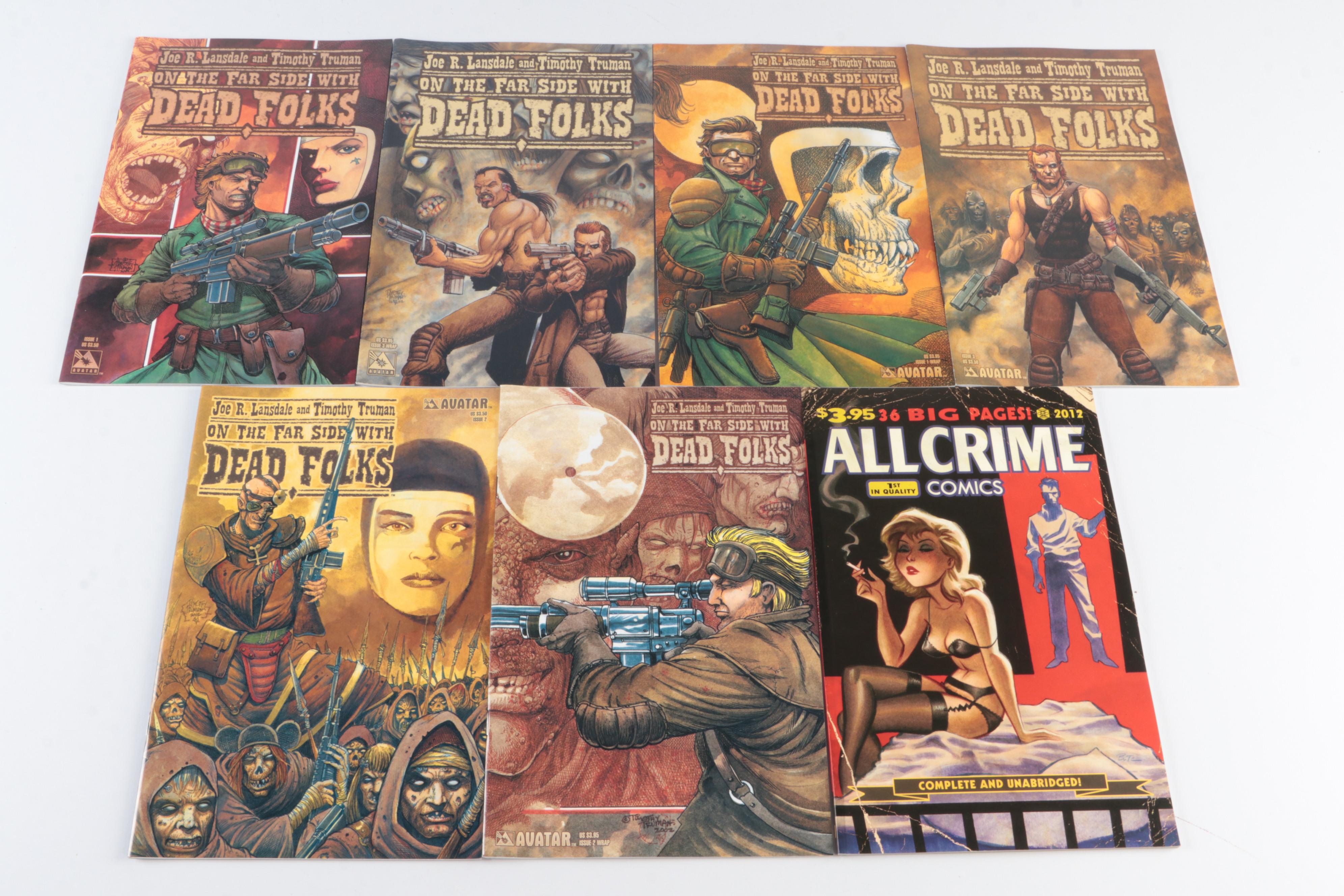 Jacen Burrows Signed "Yuggoth Cultures and Other Growths" with More Comic Books