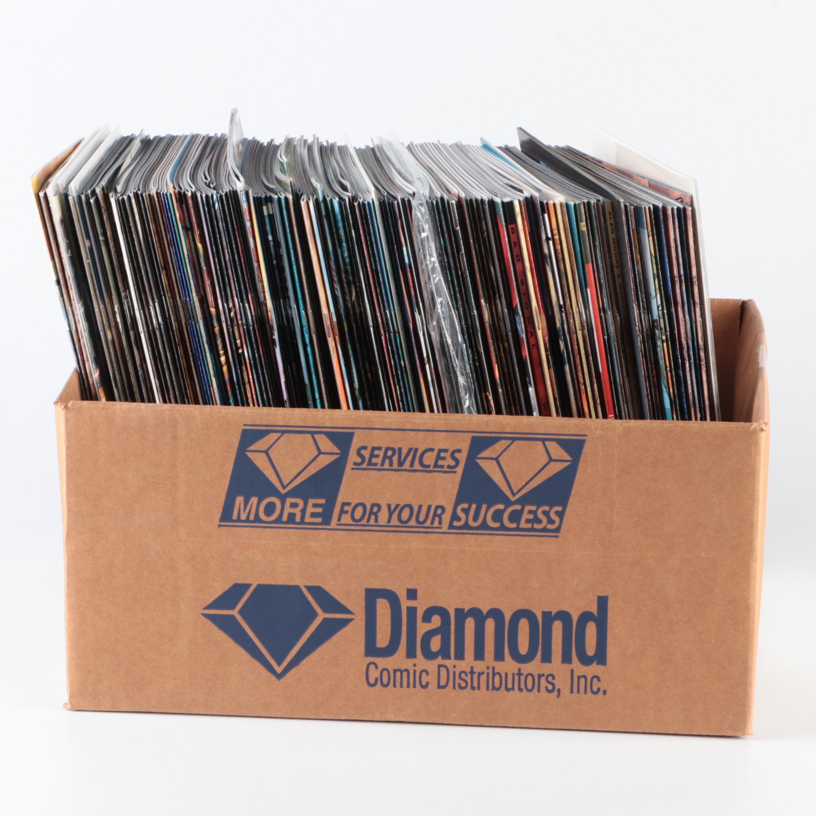 Jacen Burrows Signed "Yuggoth Cultures and Other Growths" with More Comic Books