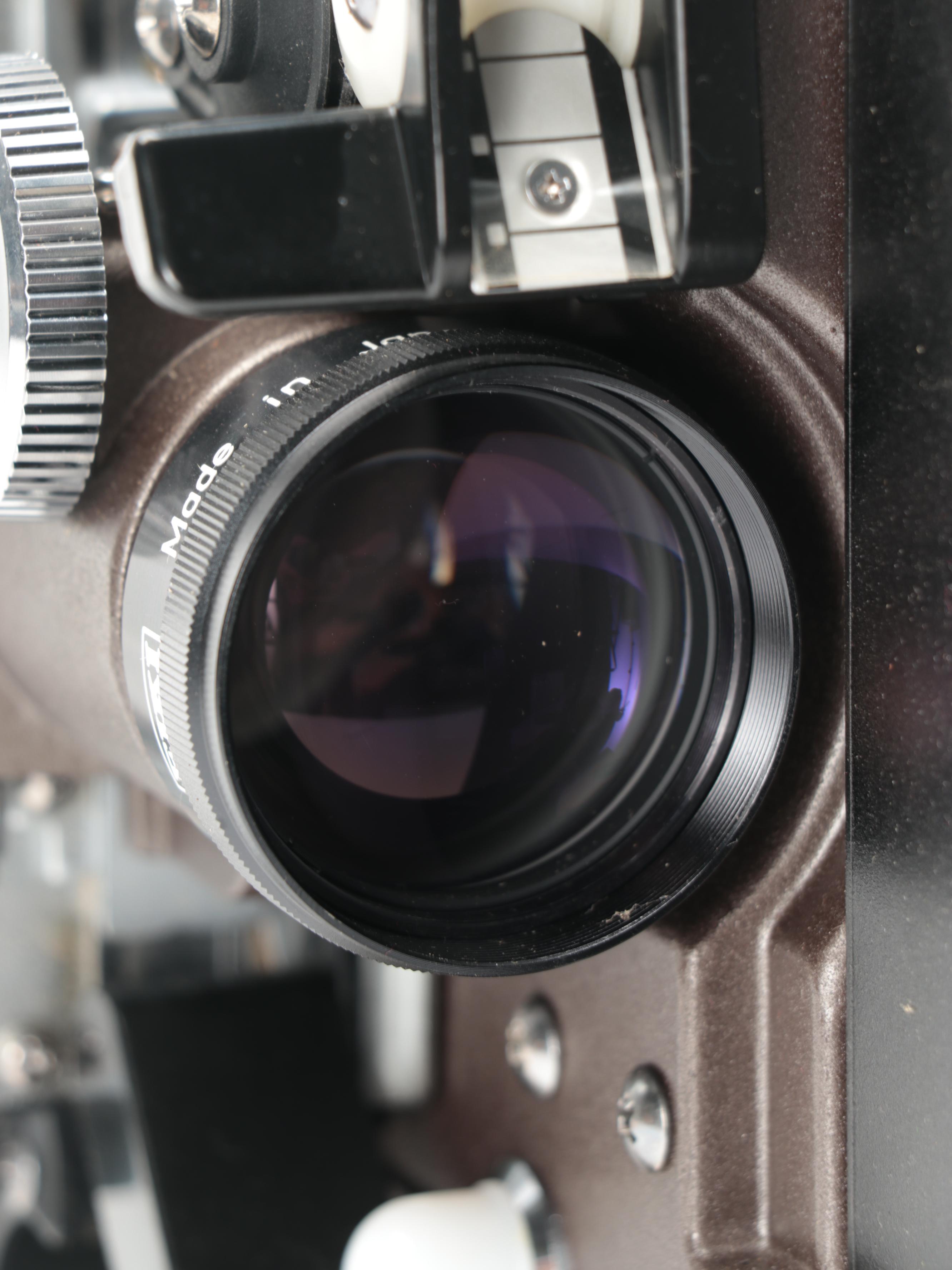 Eiki Model NT-2 16mm Projector with Swift Searcher Spotting Scope and Tripod