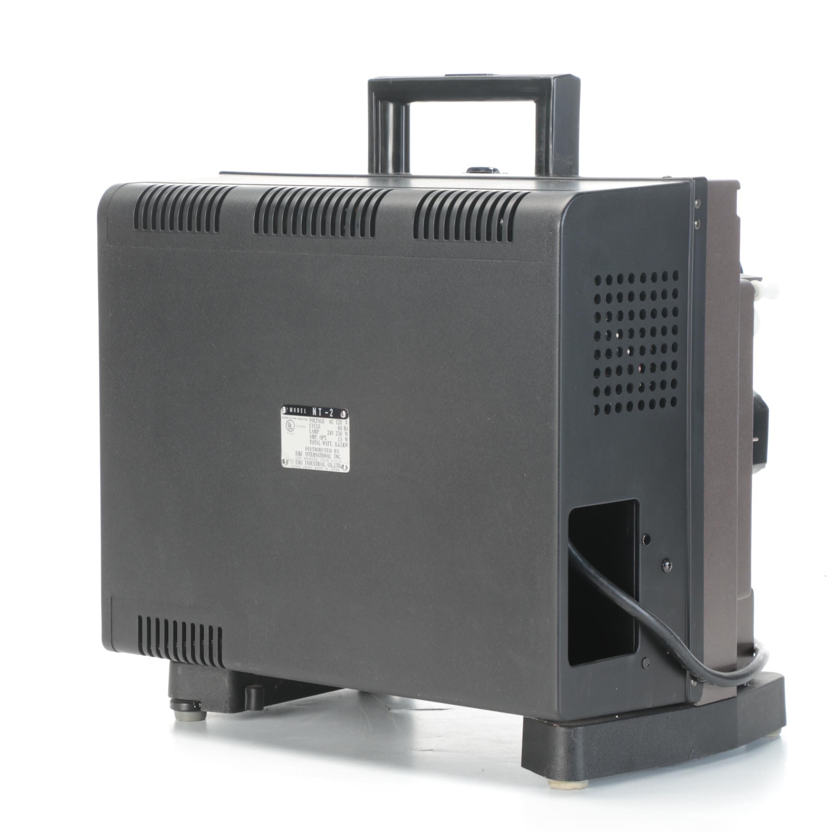 Eiki Model NT-2 16mm Projector with Swift Searcher Spotting Scope and Tripod