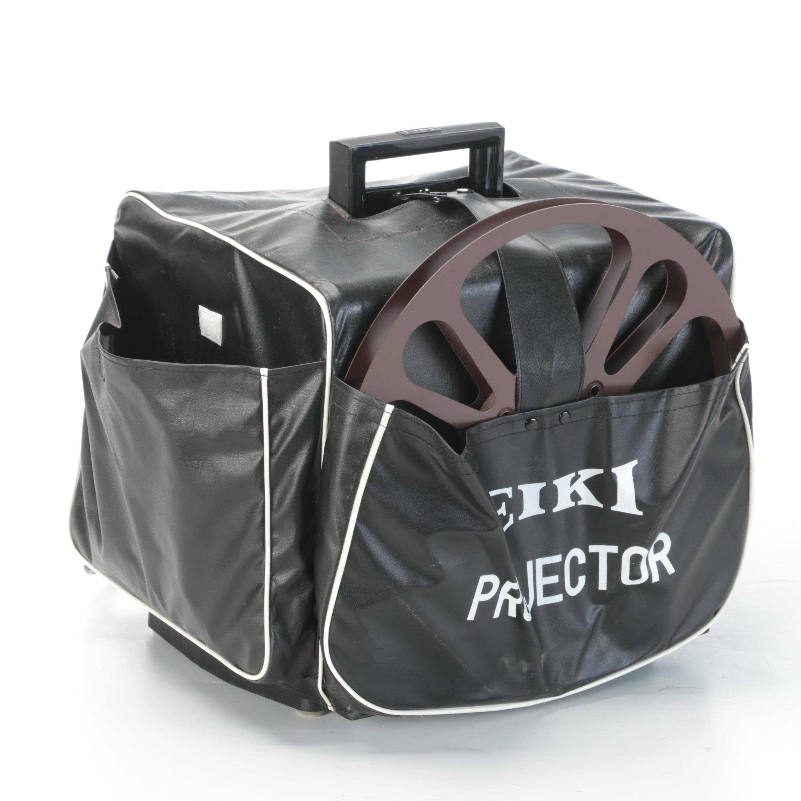 Eiki Model NT-2 16mm Projector with Swift Searcher Spotting Scope and Tripod