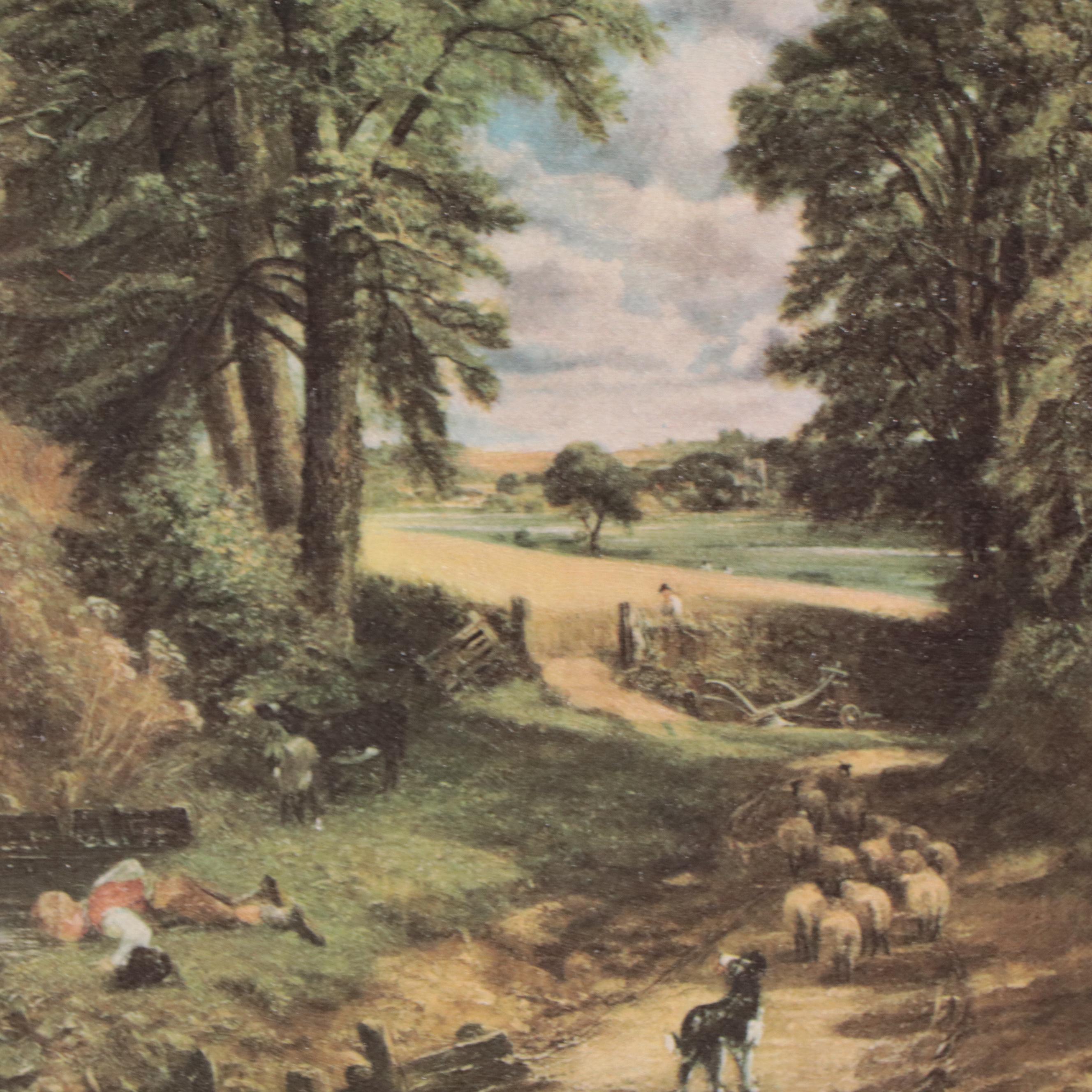 Offset Lithograph After John Constable "The Cornfield"