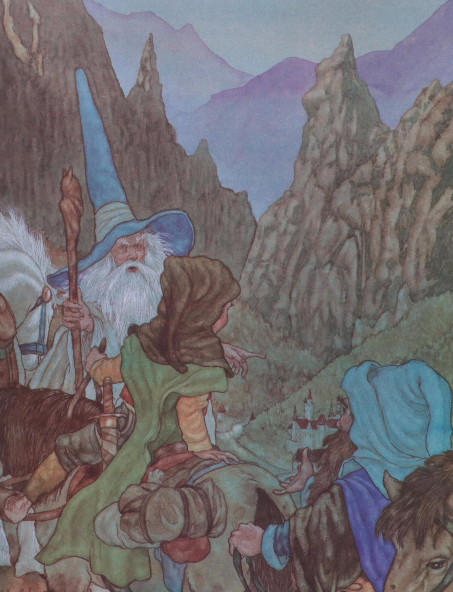 First Illustrated Edition "The Hobbit" by J. R. R. Tolkien, 1984