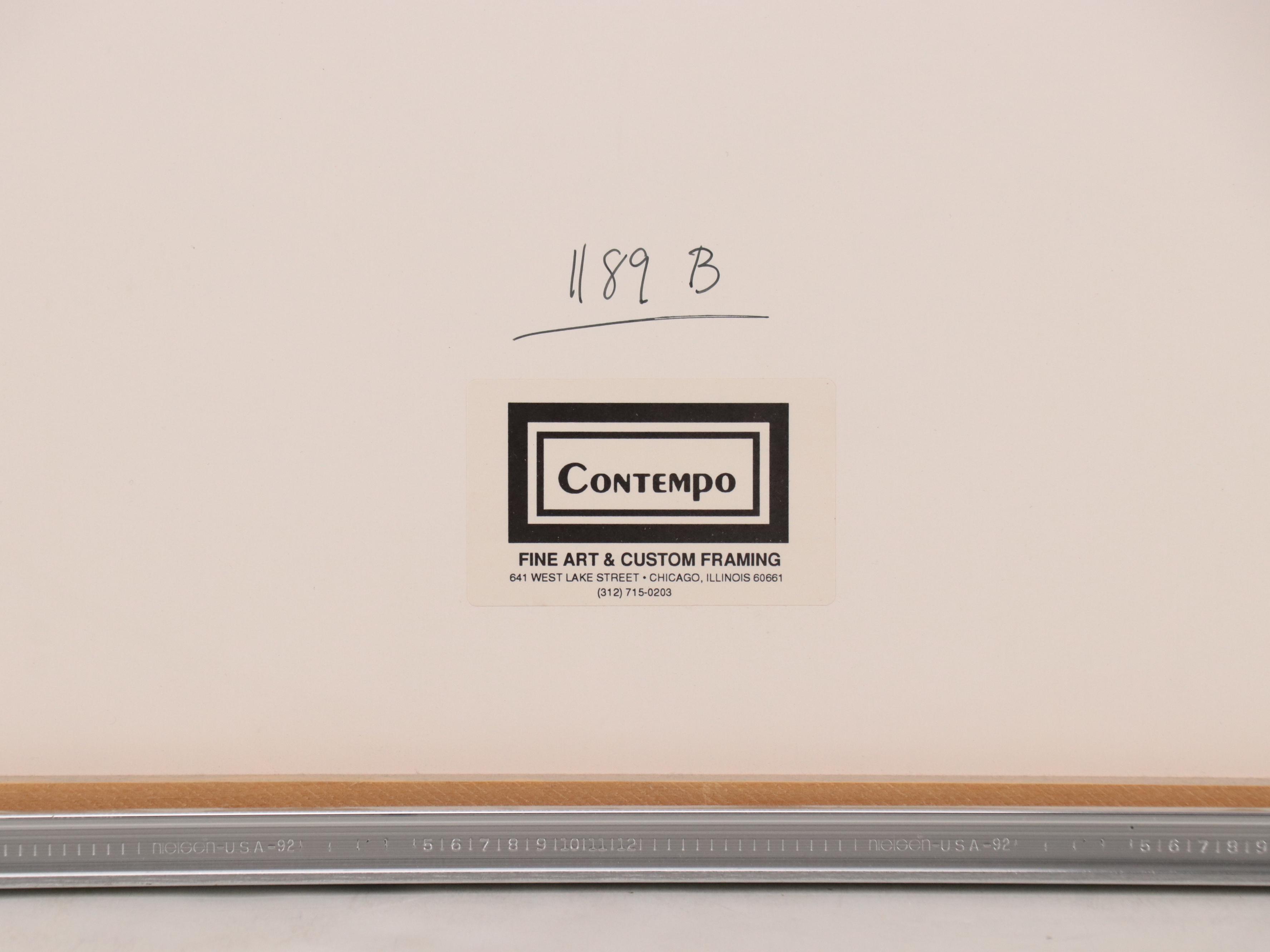 Valerio Adami Serigraph Poster for the 1972 Munich Olympics, 1972