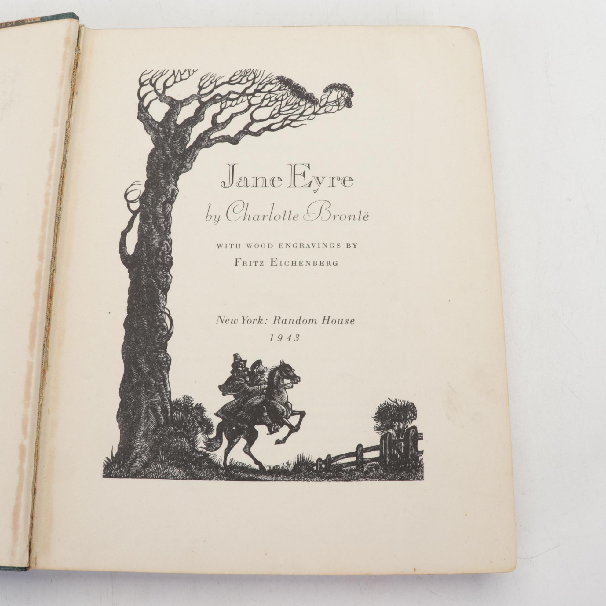 Fritz Eichenberg Illustrated "Jane Eyre" by Charlotte Brontë and More