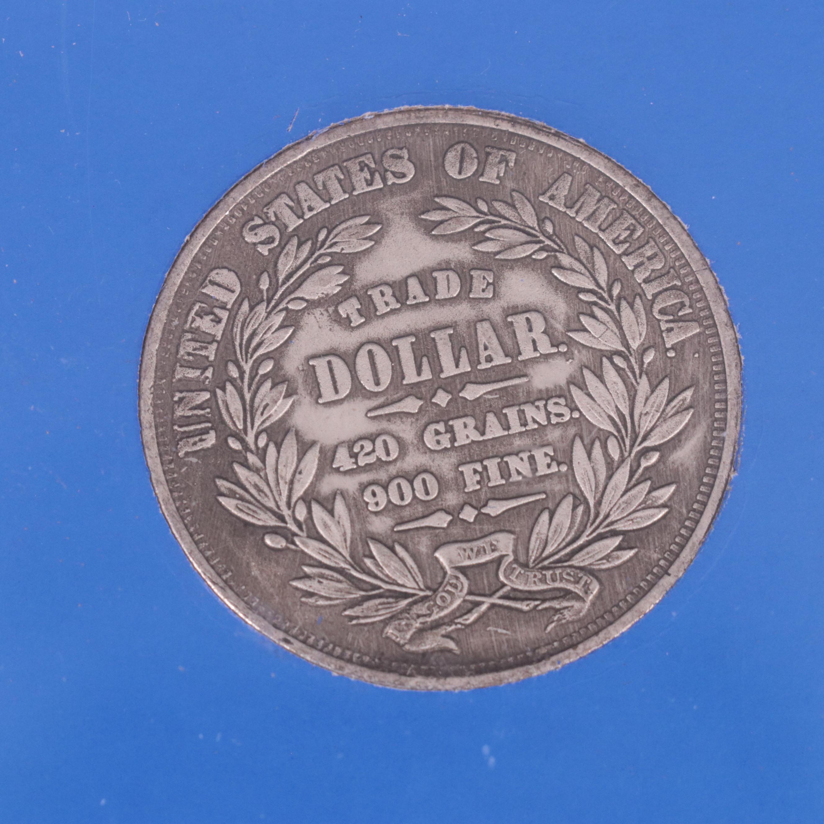 Group of Five 1872 Fantasy Silver Dollars
