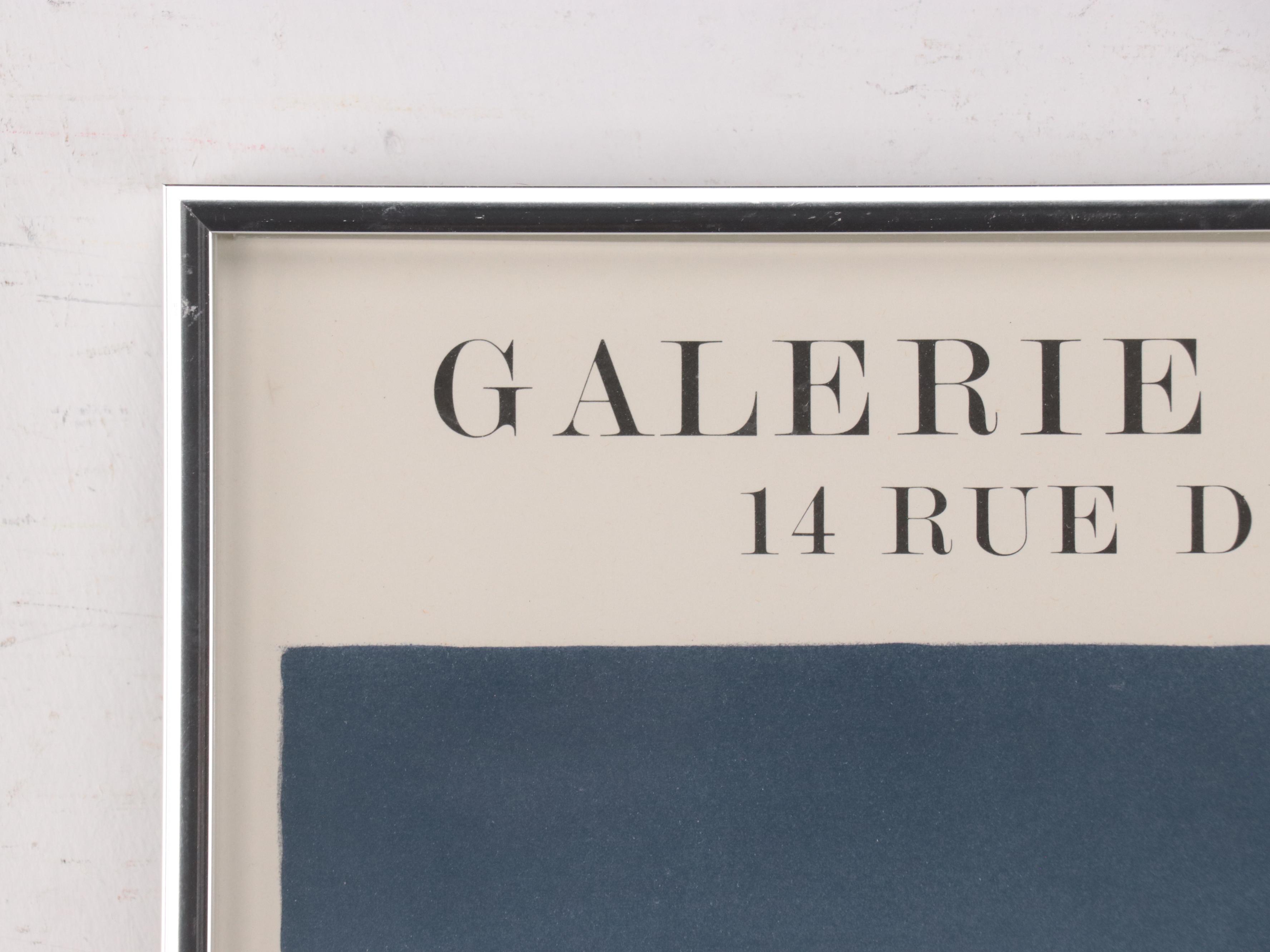 Lithograph Exhibition Poster After Alfred Defossez, 1978