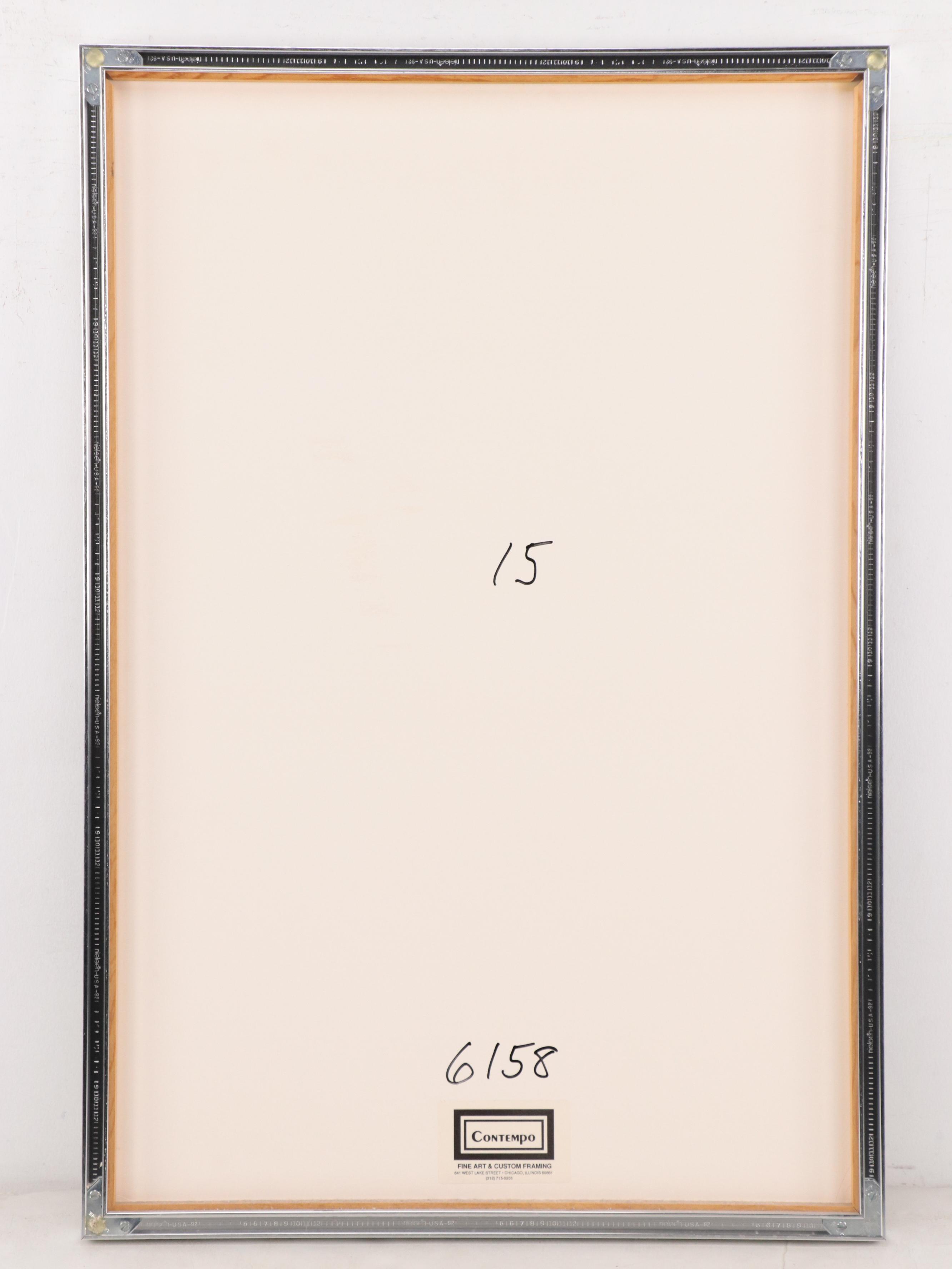 Lithograph Exhibition Poster After Alfred Defossez, 1978