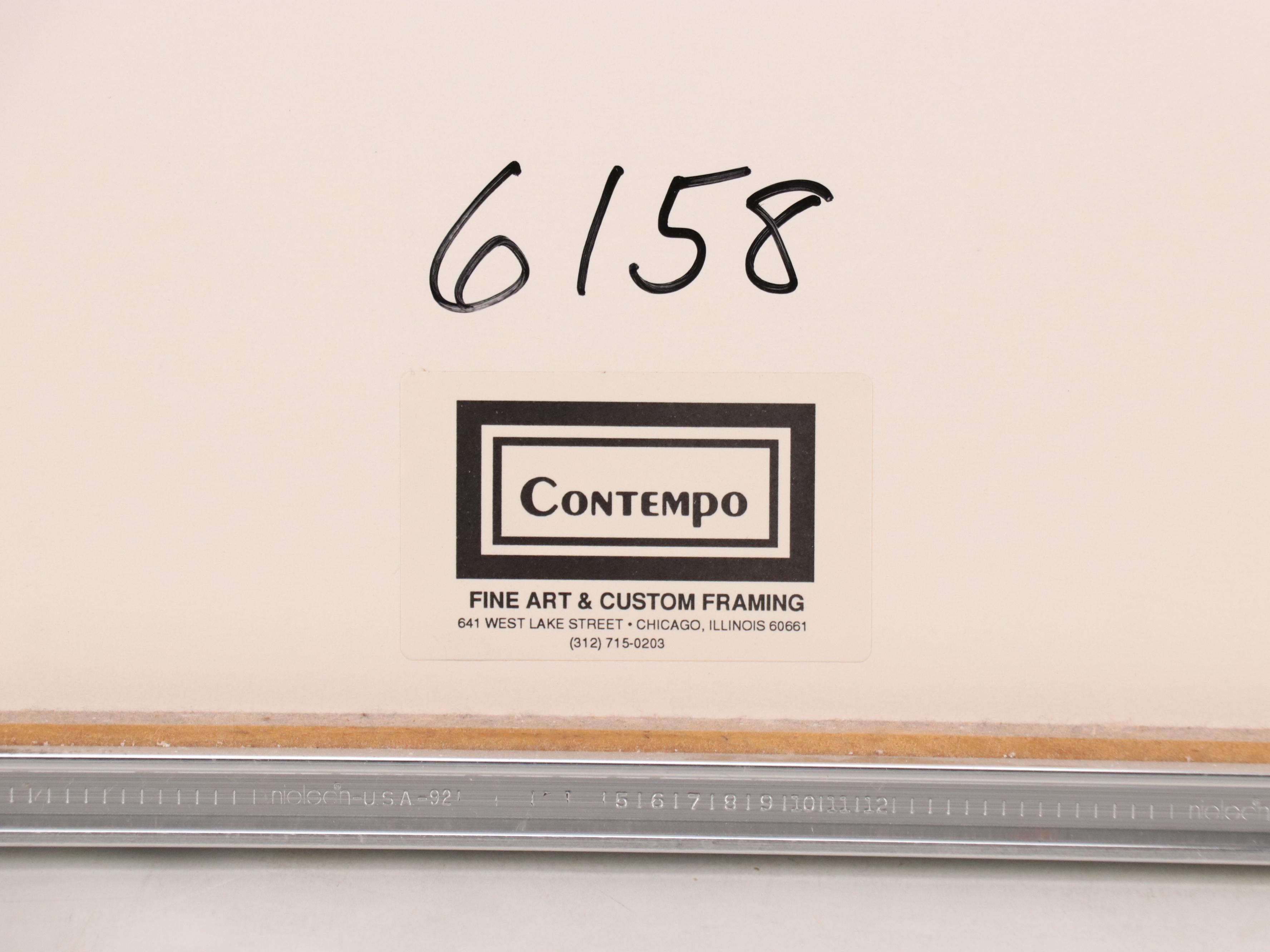 Lithograph Exhibition Poster After Alfred Defossez, 1978