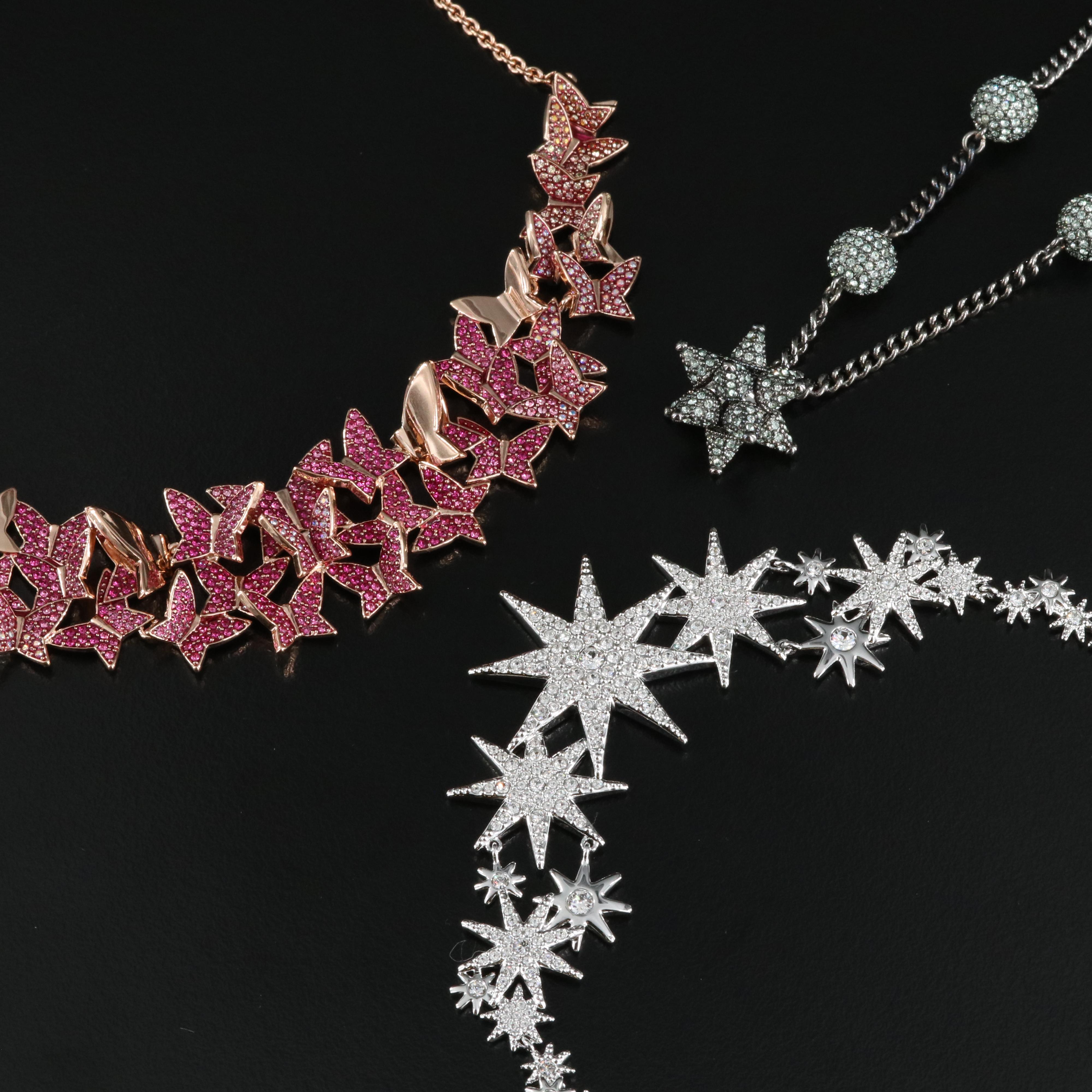 Swarovski Crystal Ring and Necklace Assortment