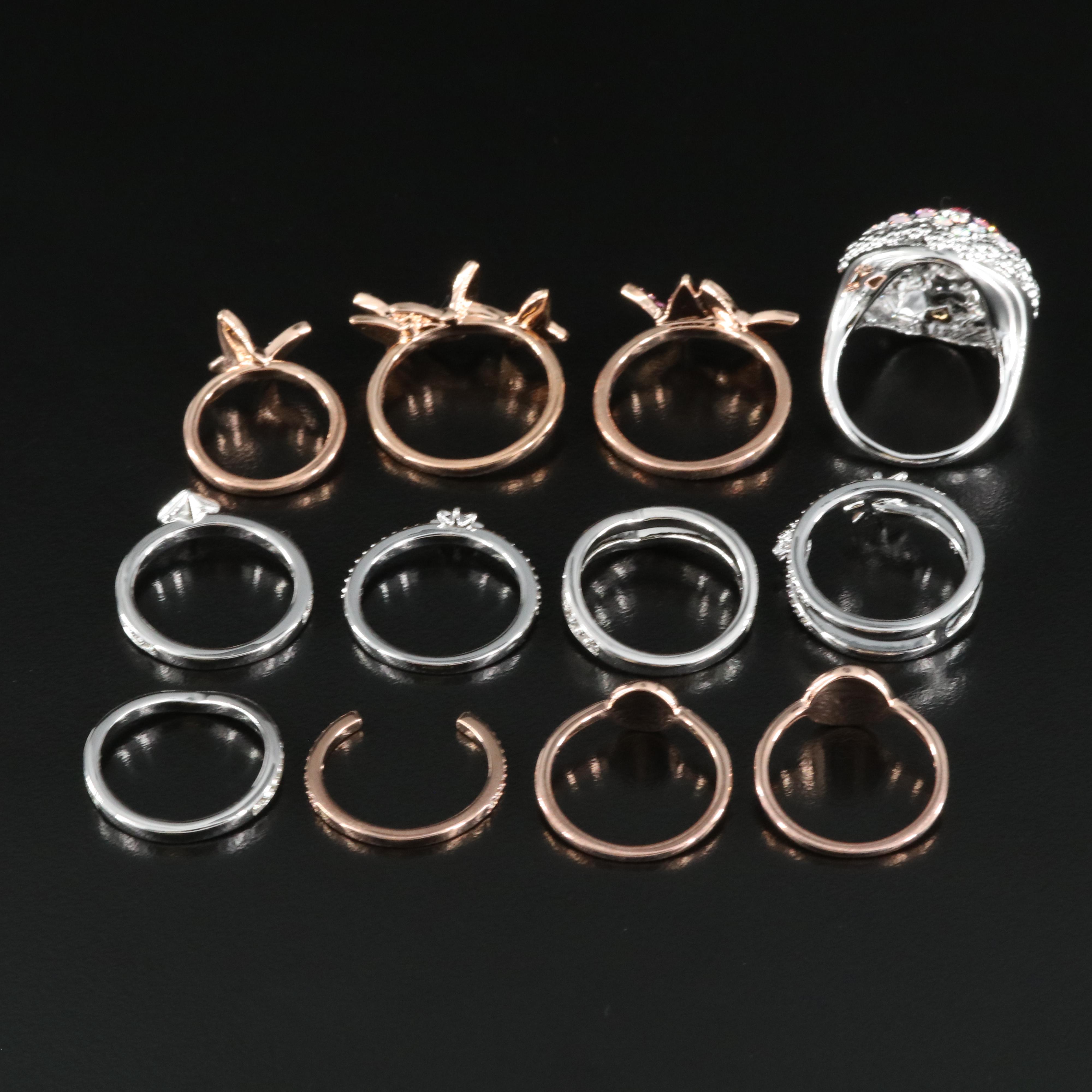 Swarovski Crystal Ring and Necklace Assortment