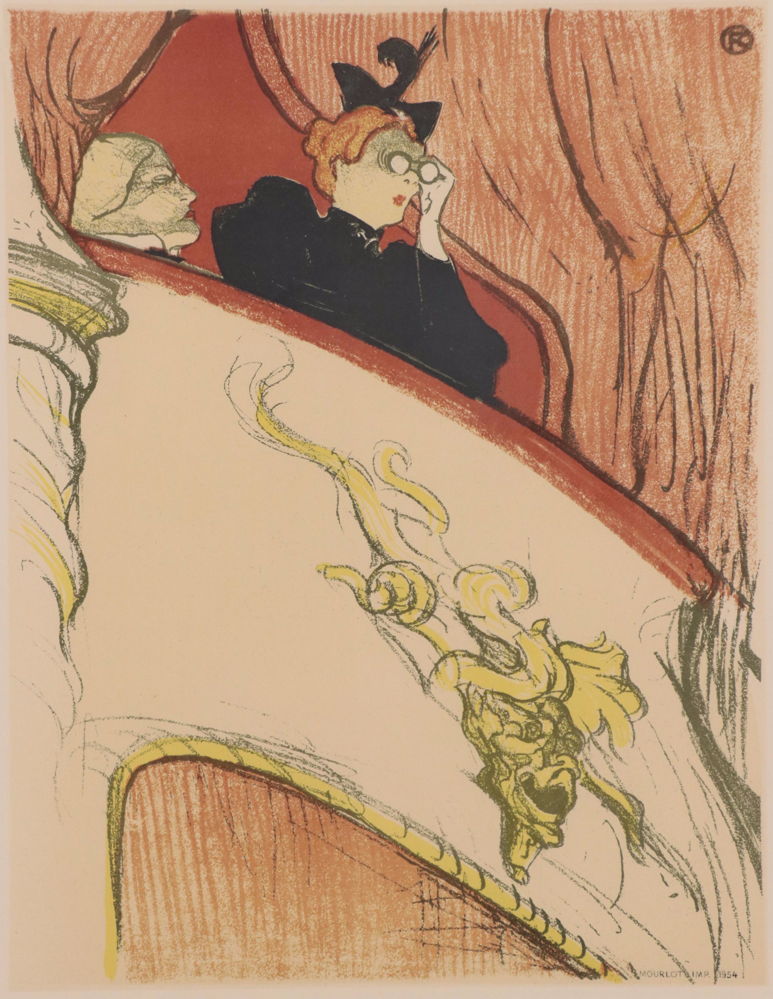 Lithograph Poster After Henri de Toulouse-Lautrec "Peintres Lithographes"