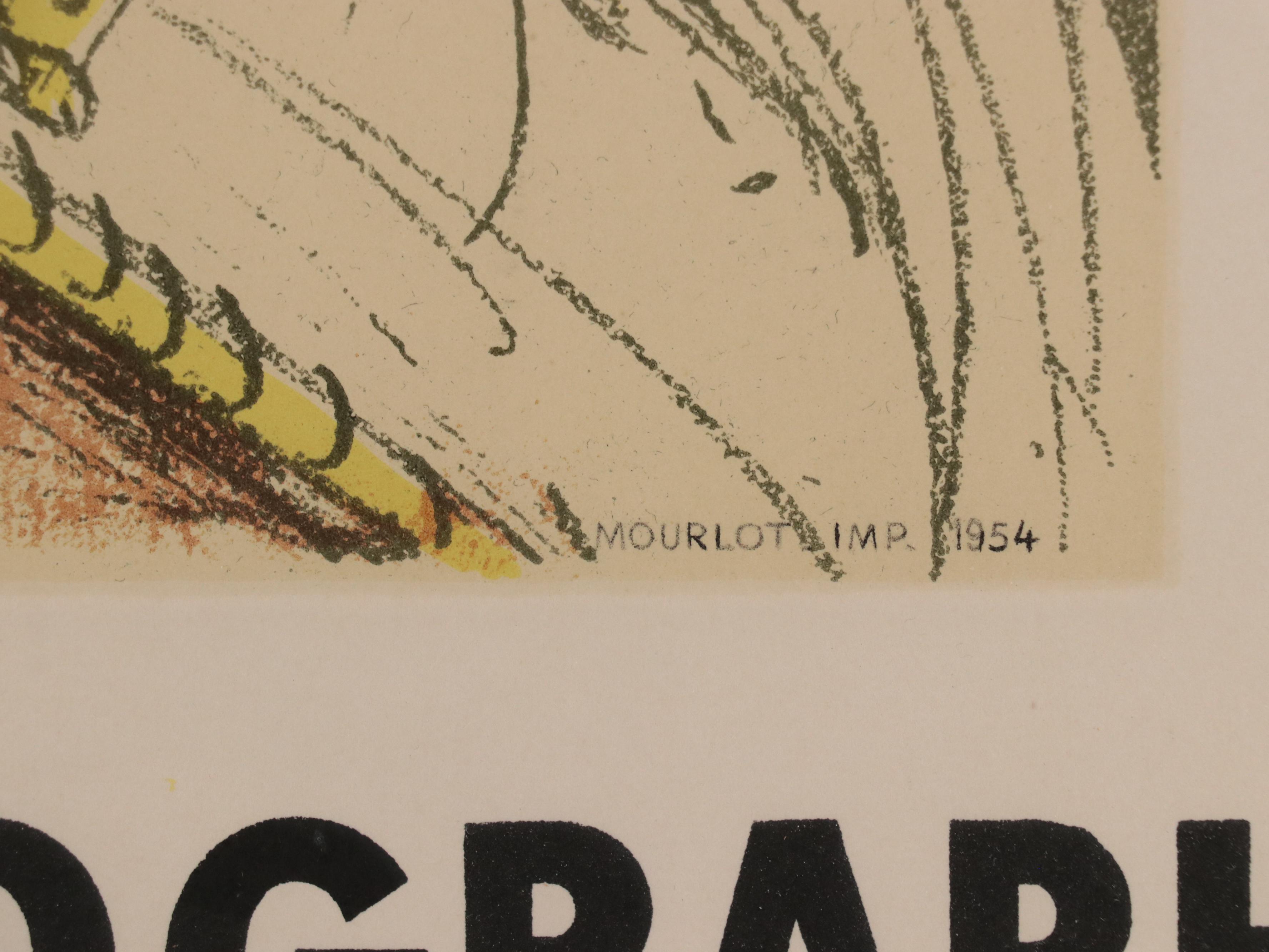 Lithograph Poster After Henri de Toulouse-Lautrec "Peintres Lithographes"