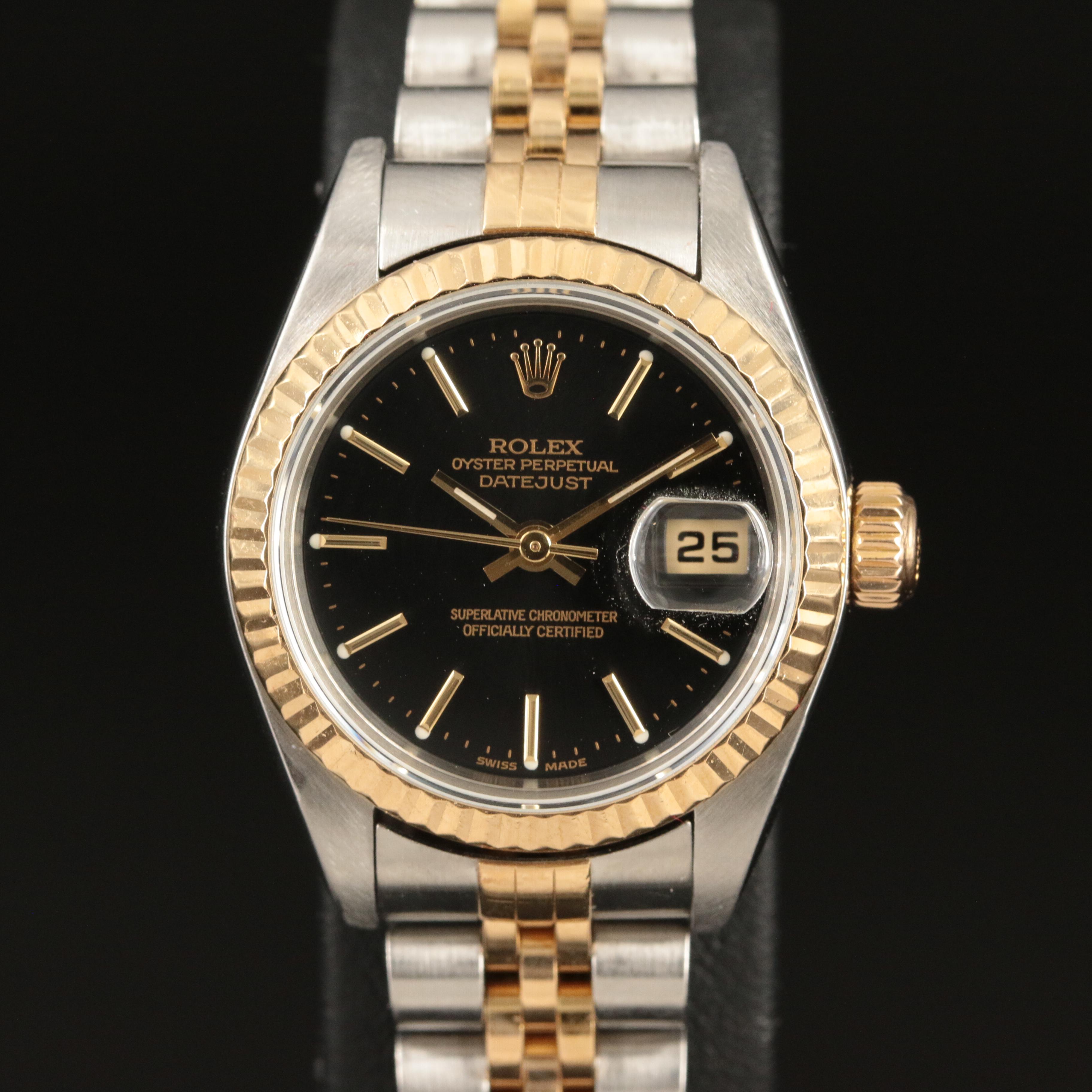 2002 Rolex Oyster Perpetual Datejust Watch