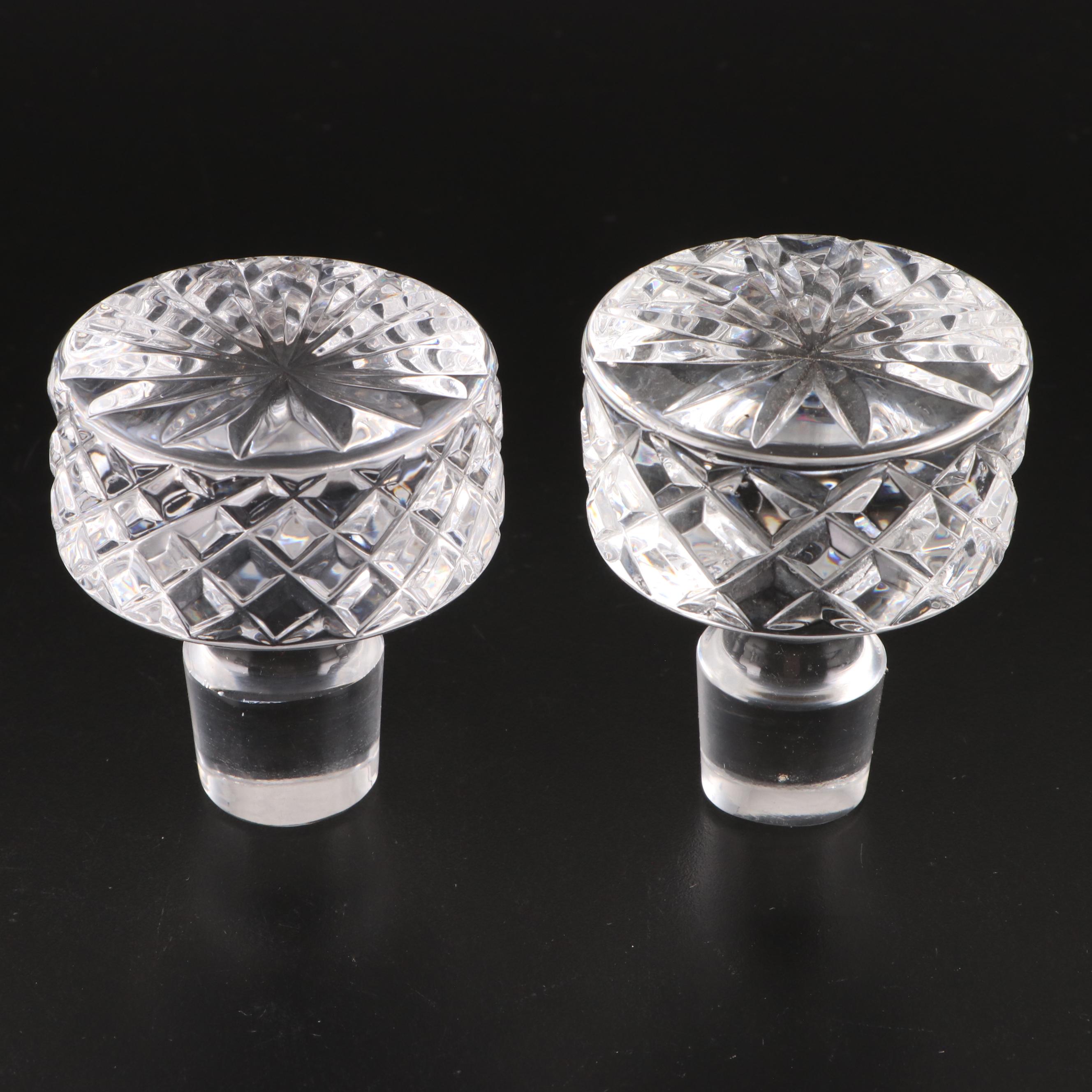 Crystal Decanter Stoppers with Glass Perfume Bottle Stoppers