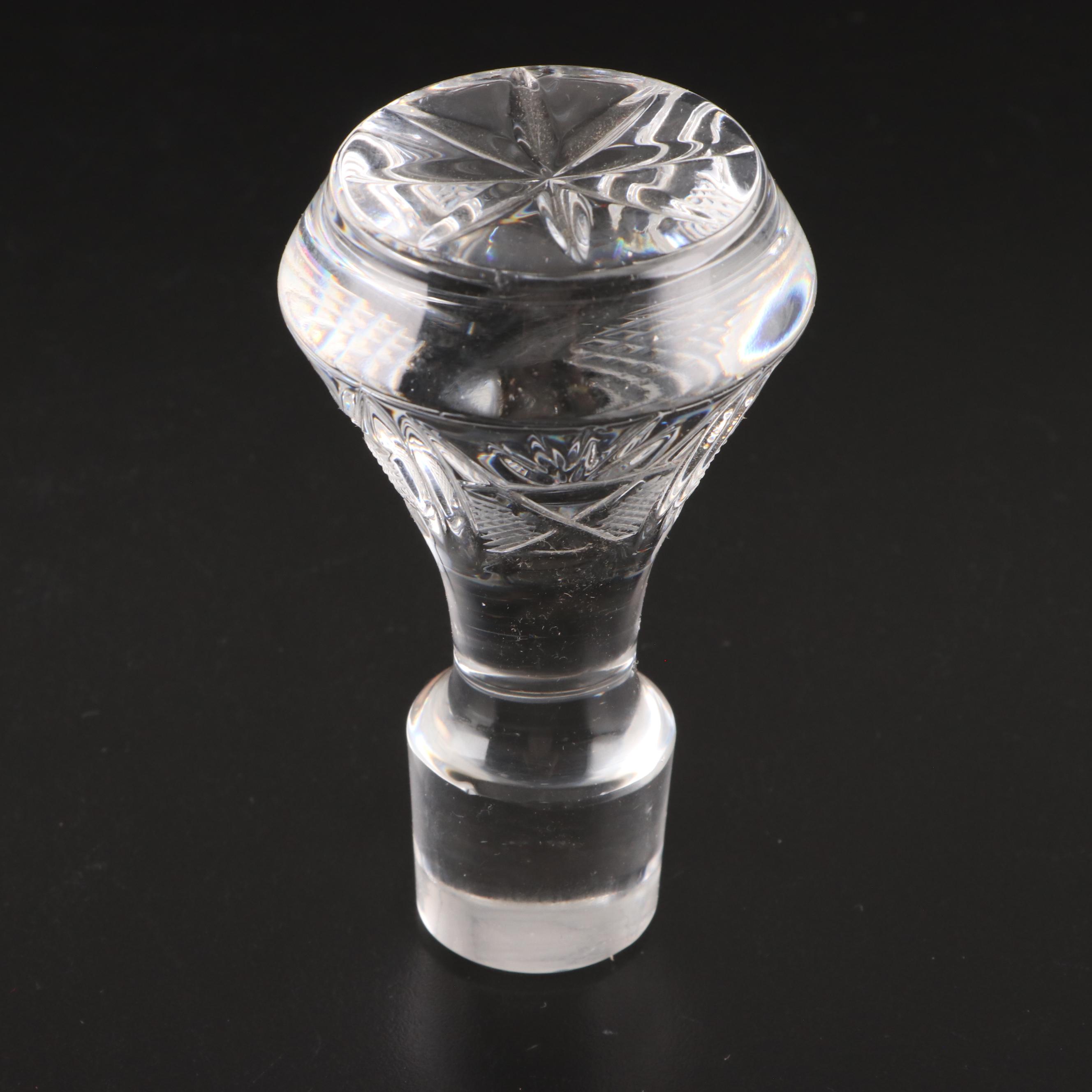 Crystal Decanter Stoppers with Glass Perfume Bottle Stoppers