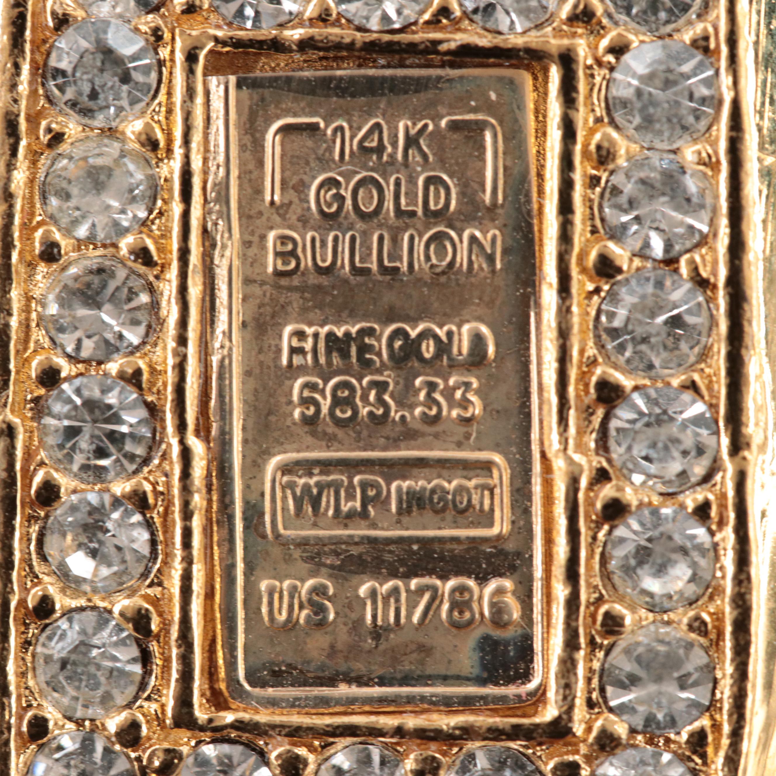 Nugget Ring with a 14K Ingot