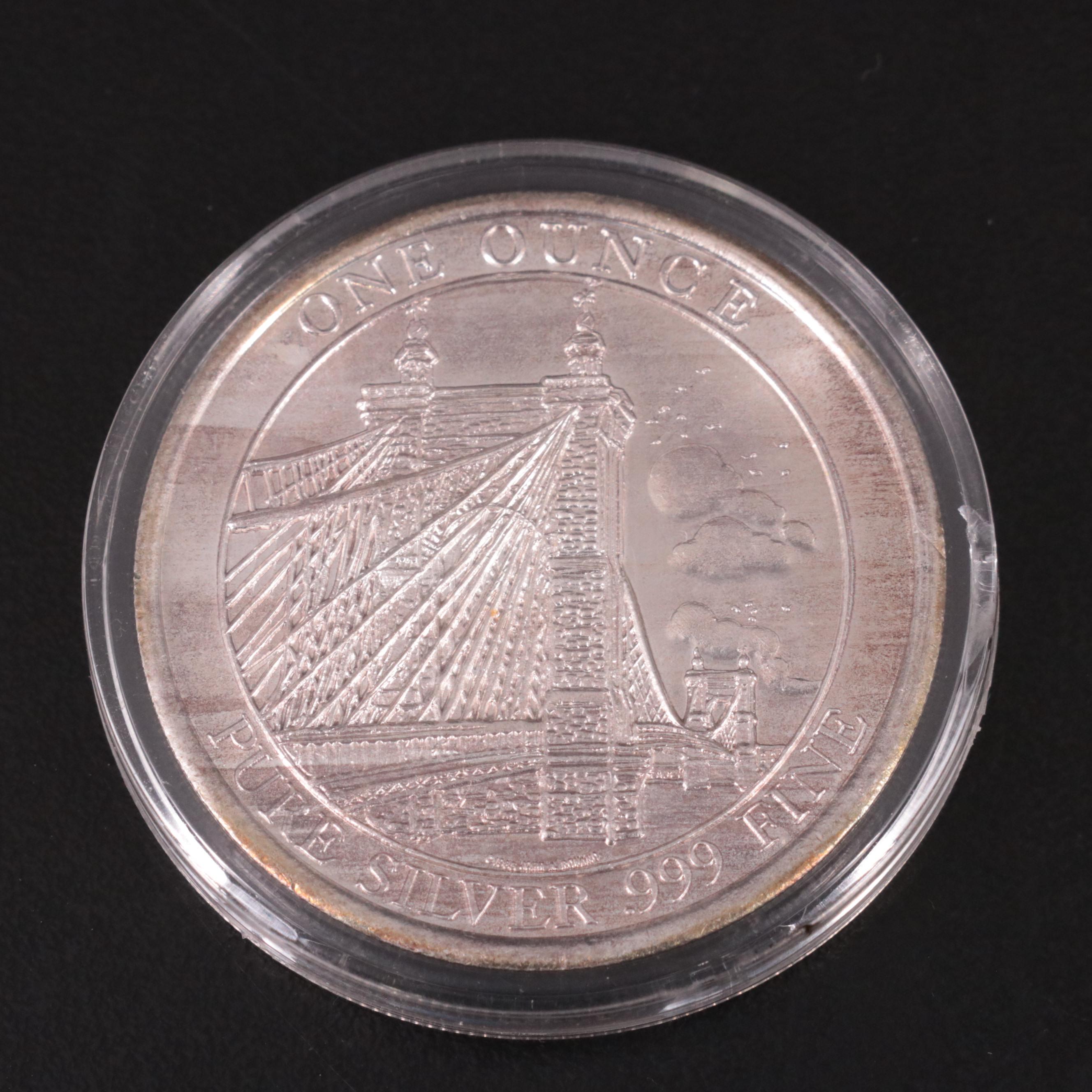 Three One Ounce .999 Silver Rounds Commemorating the Cincinnati Bicentennial