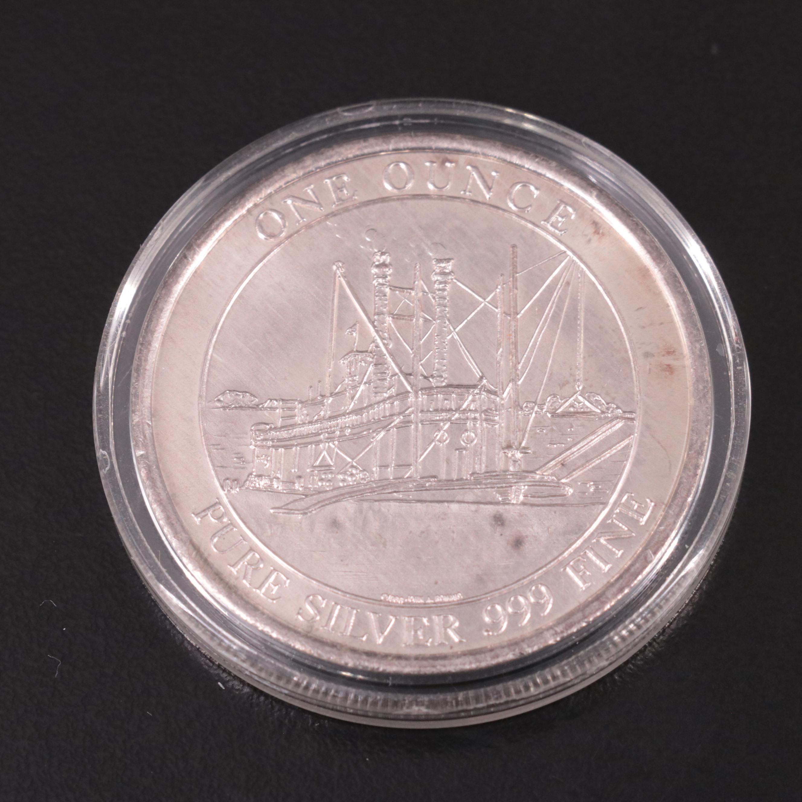 Three One Ounce .999 Silver Rounds Commemorating the Cincinnati Bicentennial