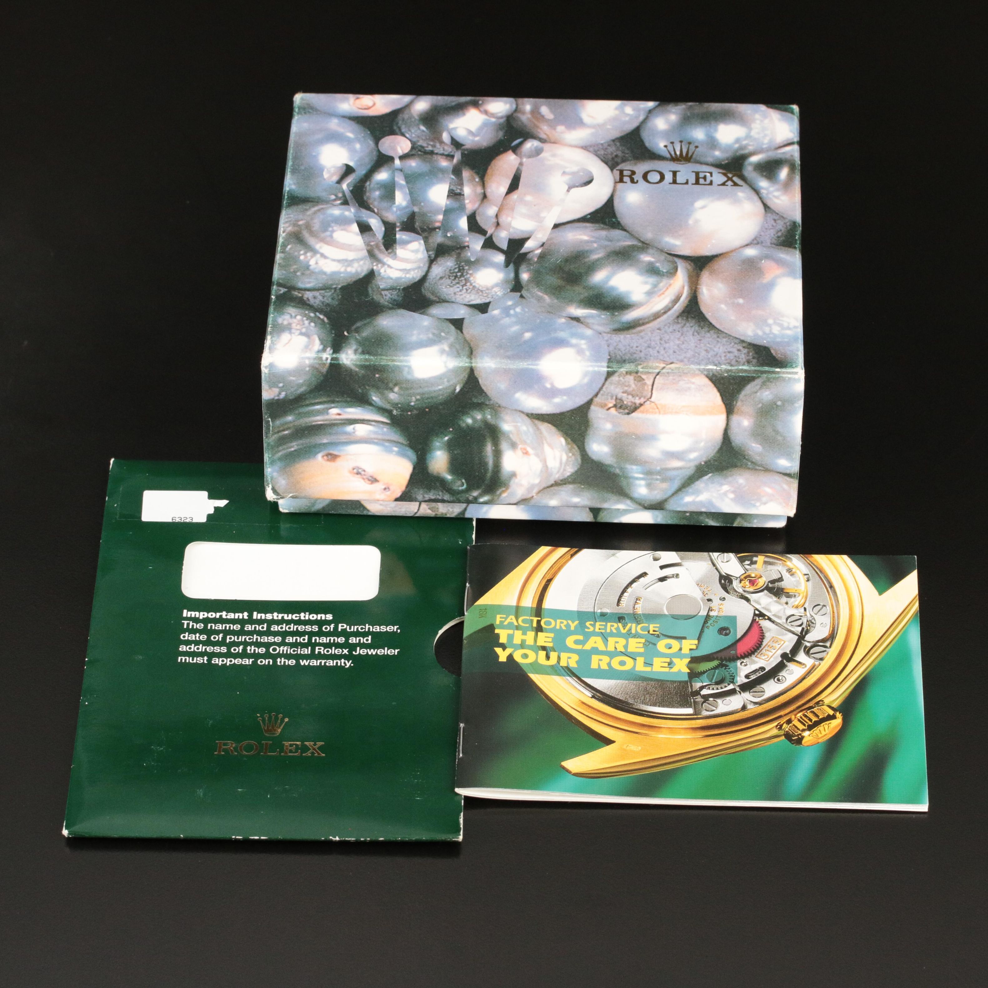 2002 Rolex Oyster Perpetual Datejust Watch