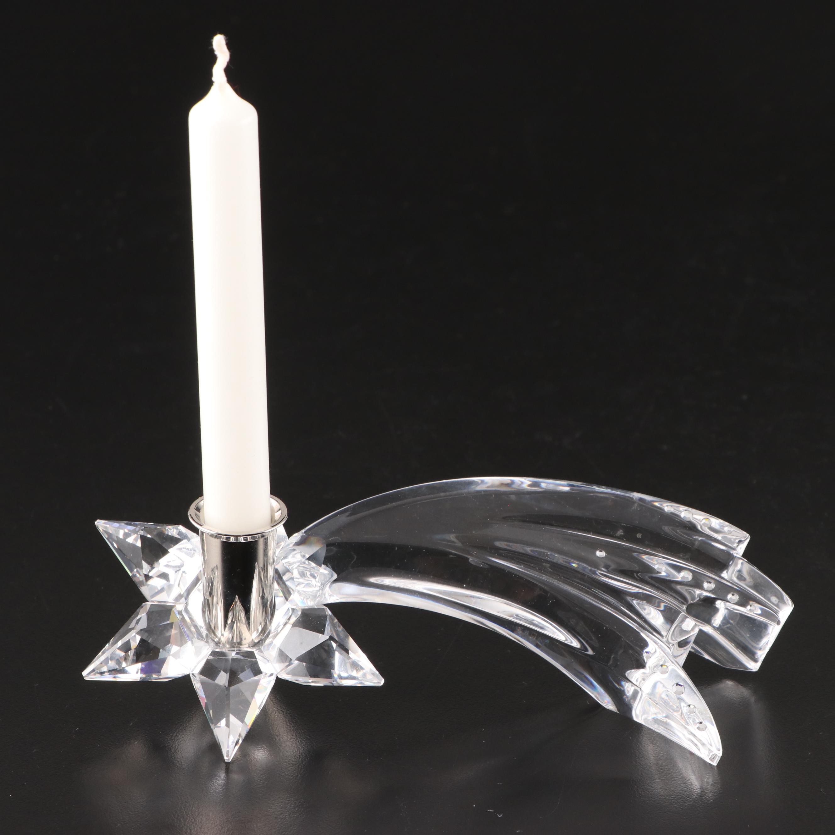 Swarovski Crystal Shooting Star Candle Holder