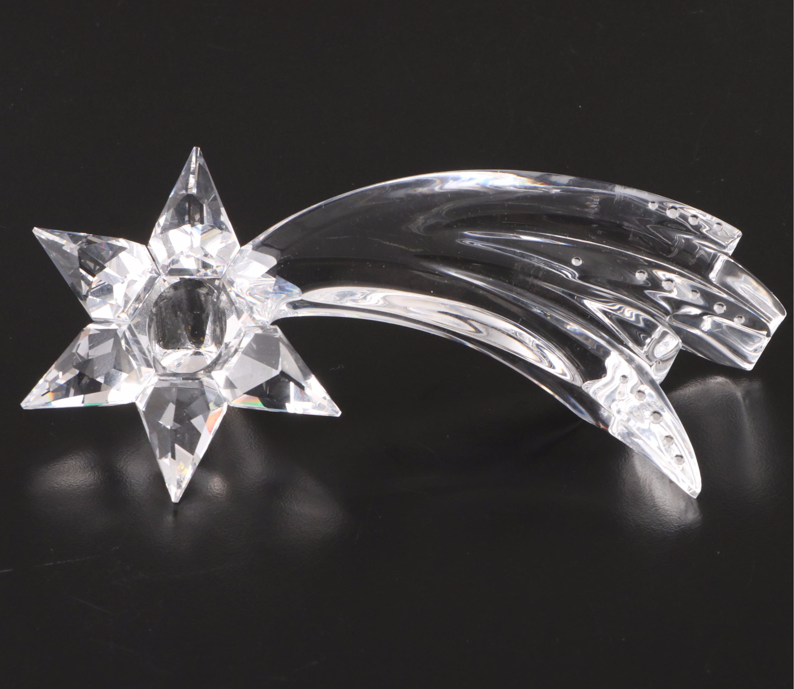 Swarovski Crystal Shooting Star Candle Holder