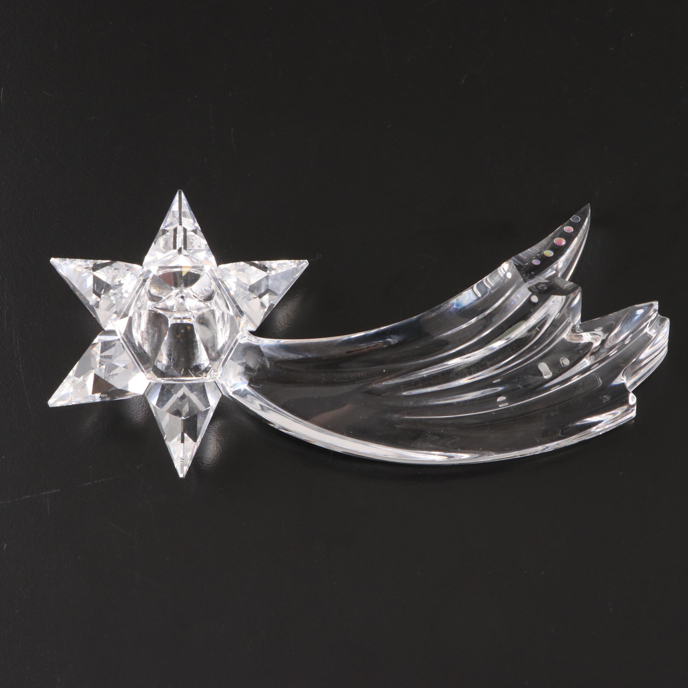 Swarovski Crystal Shooting Star Candle Holder