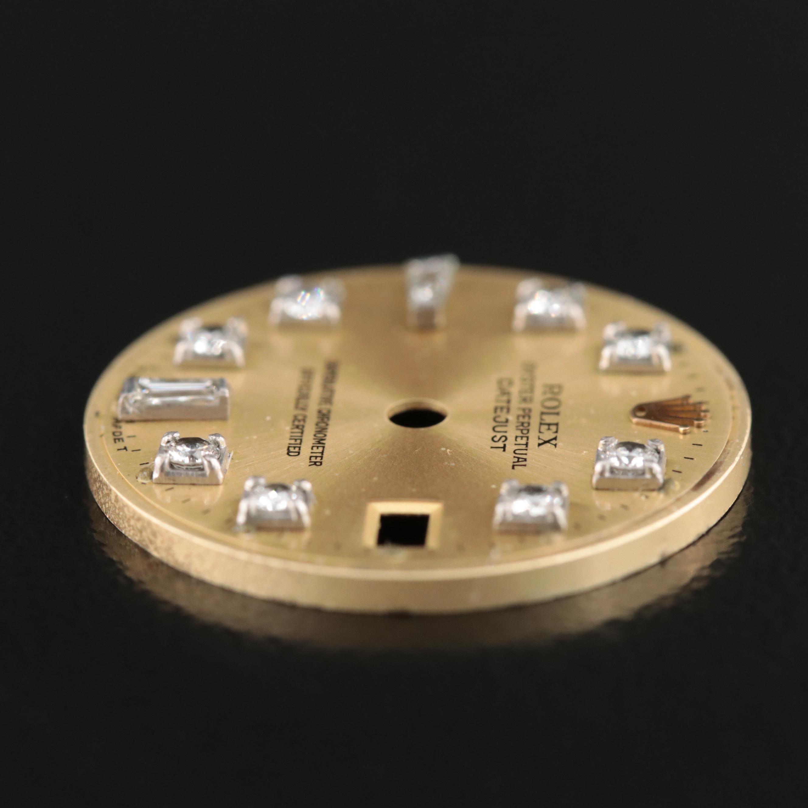 Aftermarket Rolex Datejust Custom Diamond Dial