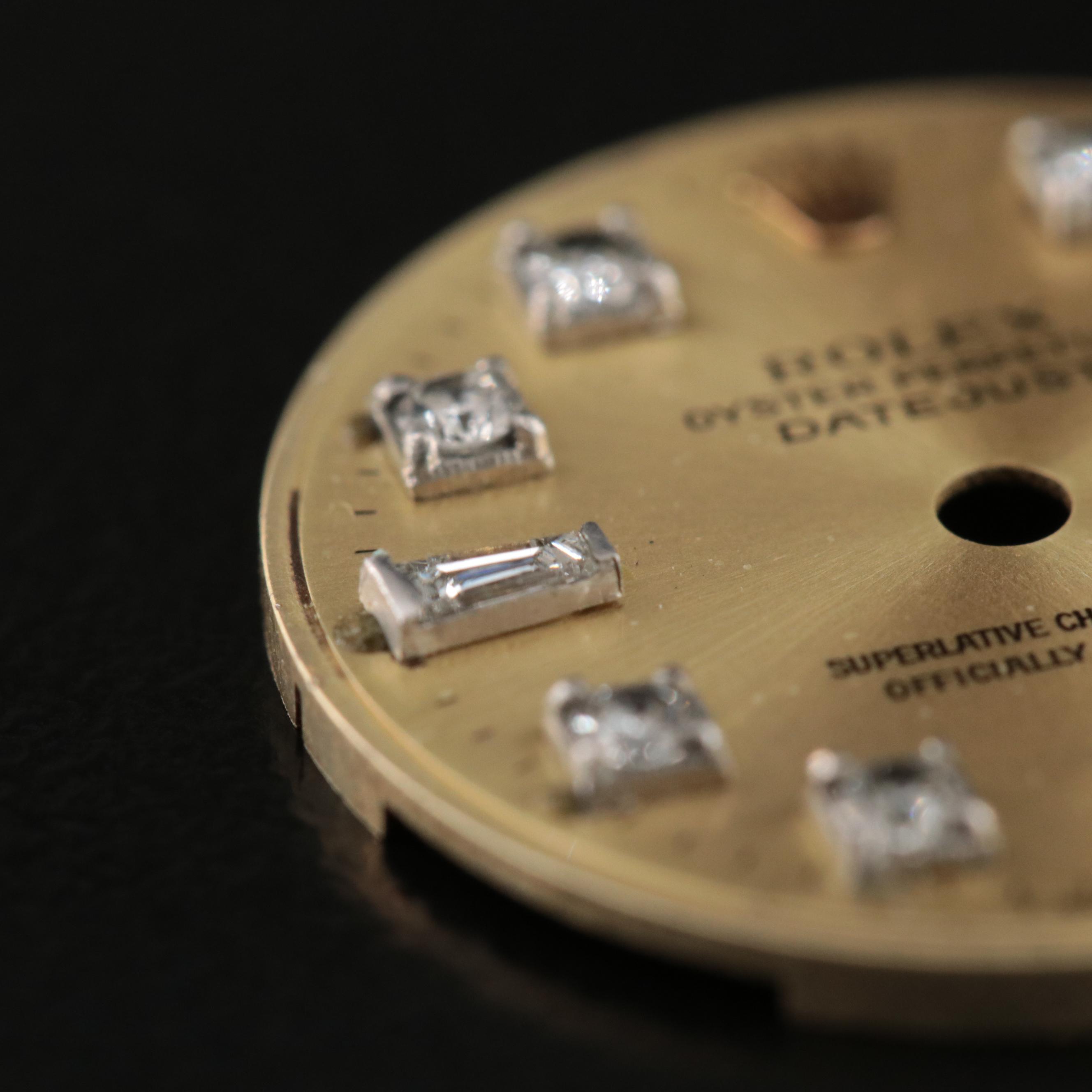 Aftermarket Rolex Datejust Custom Diamond Dial