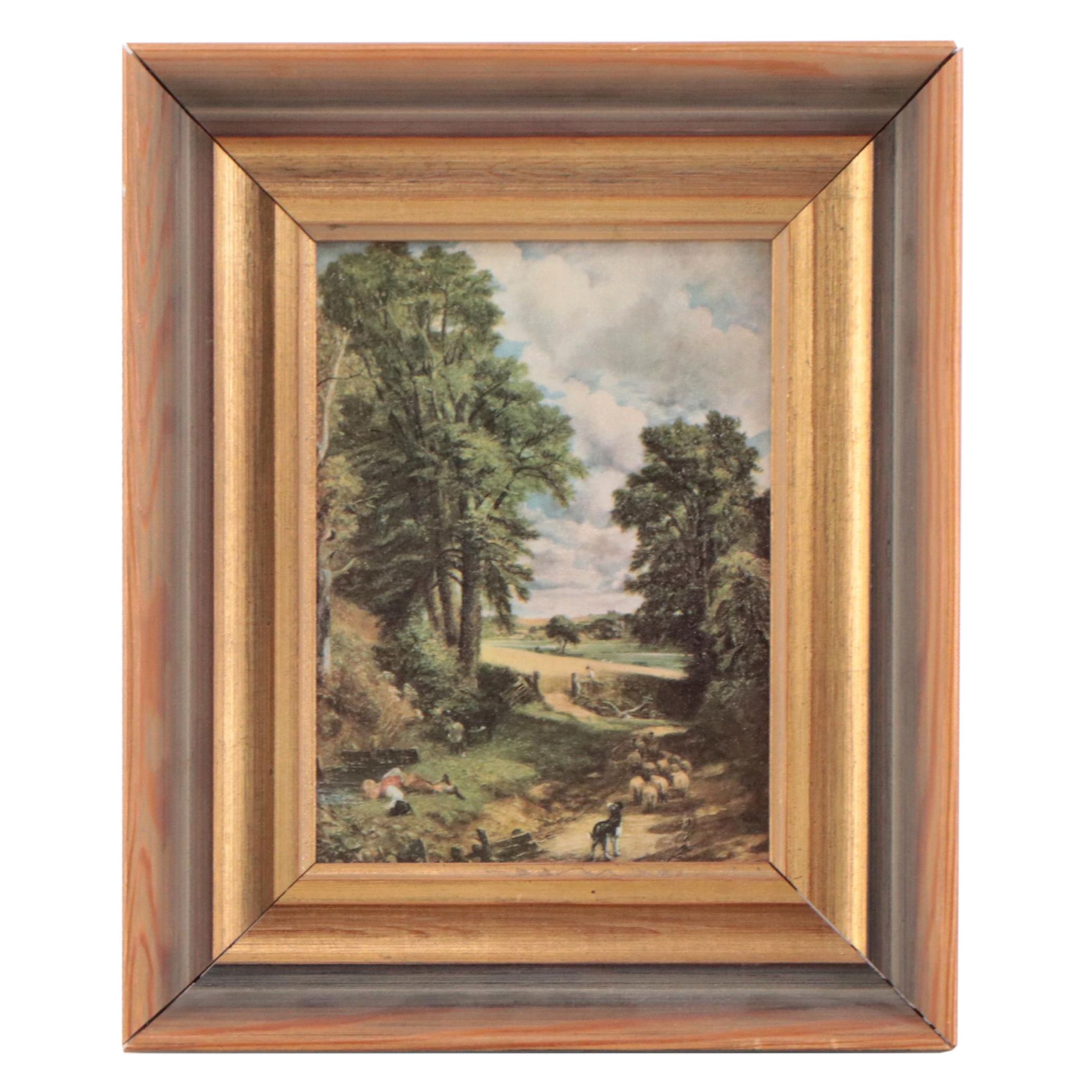 Offset Lithograph After John Constable "The Cornfield"