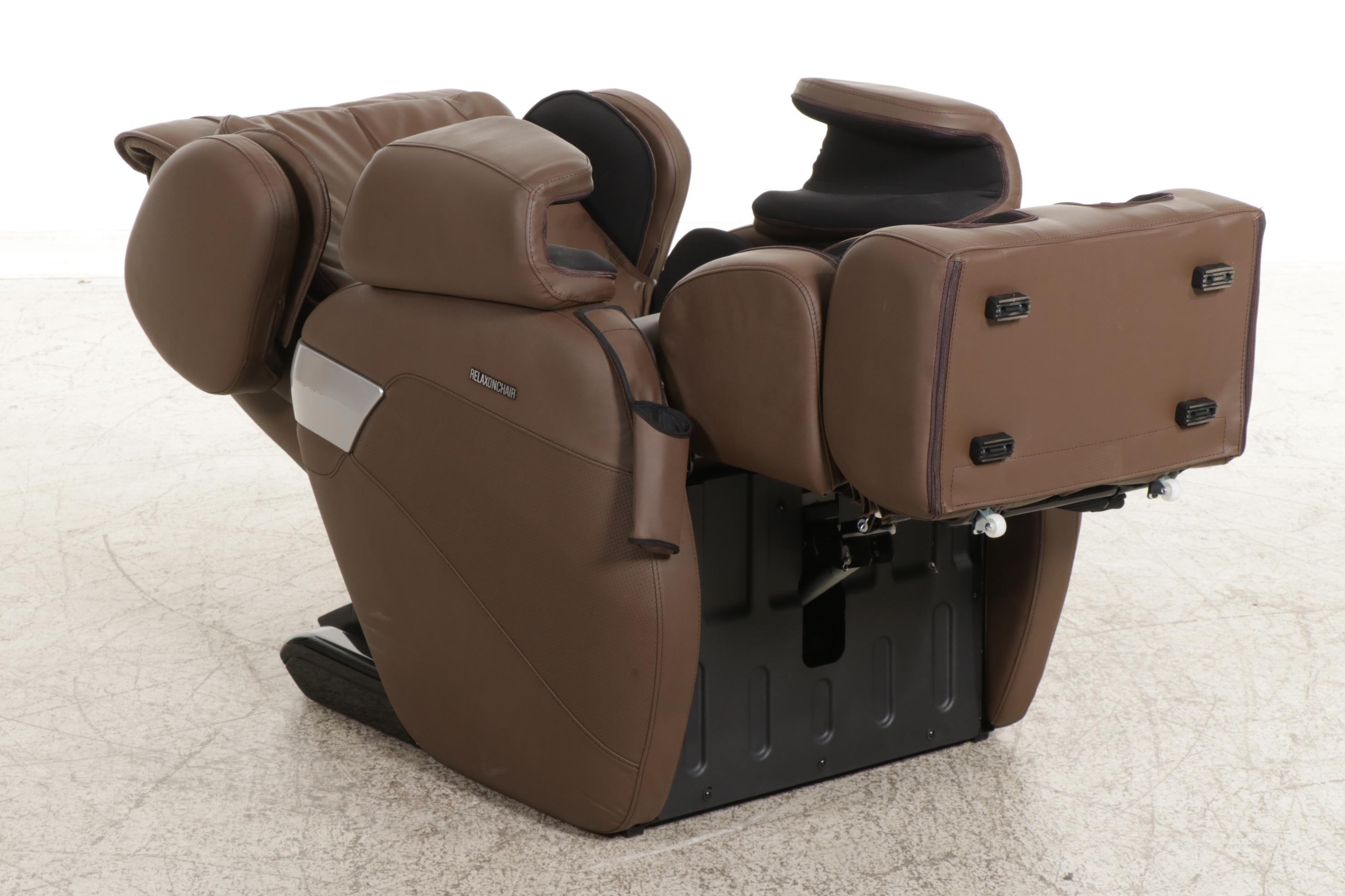 Relaxon Chair RC-MK II Full Body Massage Chair in Chocolate Faux Leather