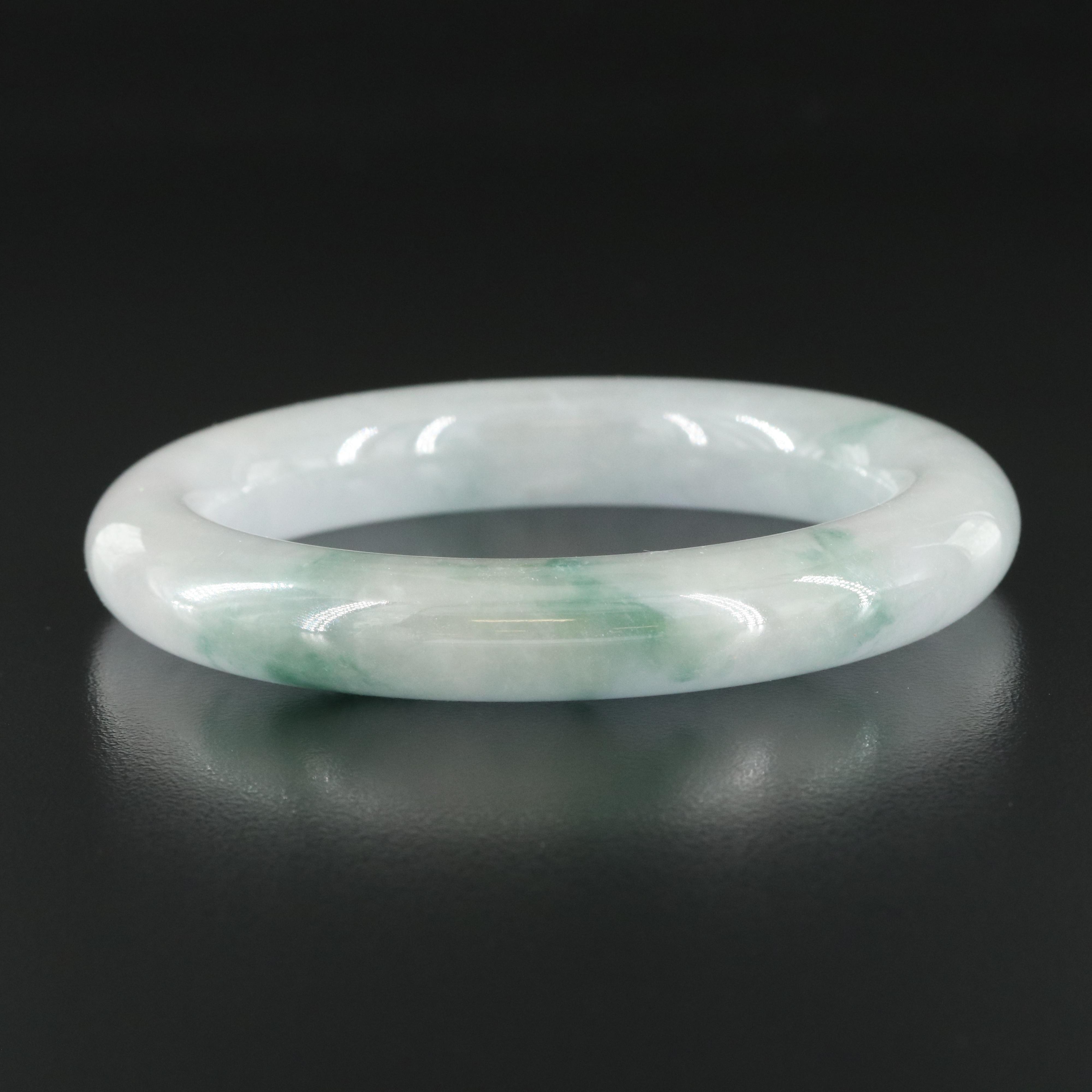 Jadeite Hololith Bangle