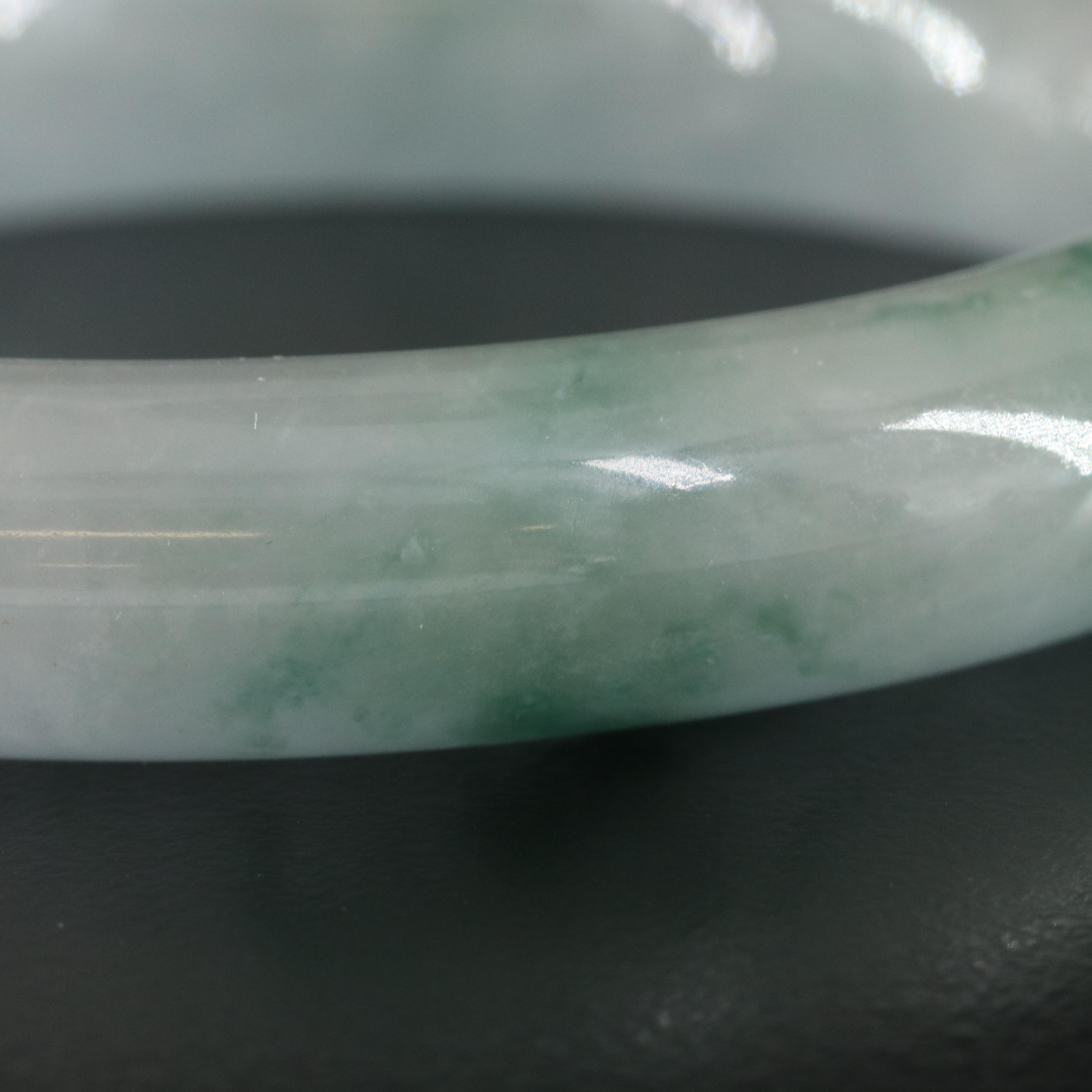 Jadeite Hololith Bangle