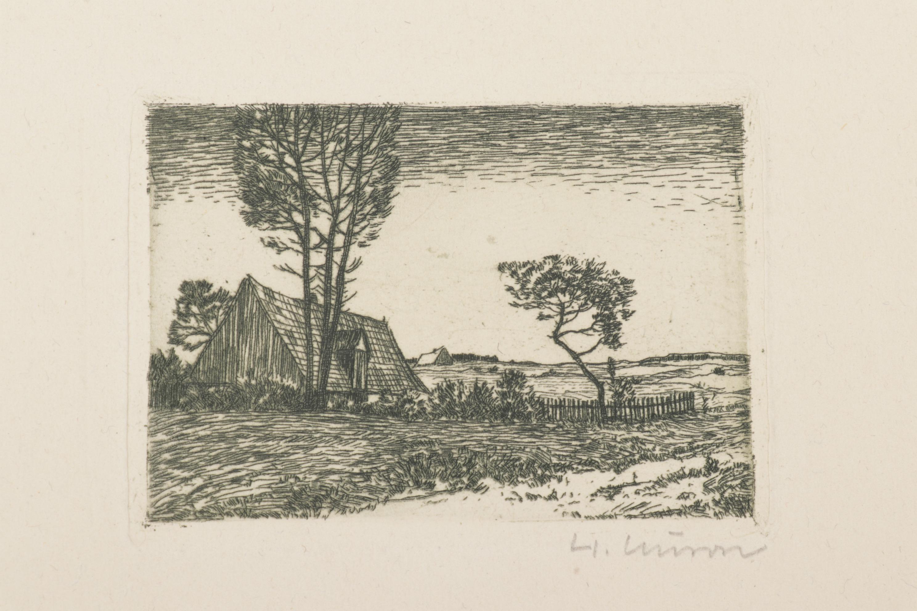 Central European Etchings Featuring Paul Sollmann and Herbert Kuron