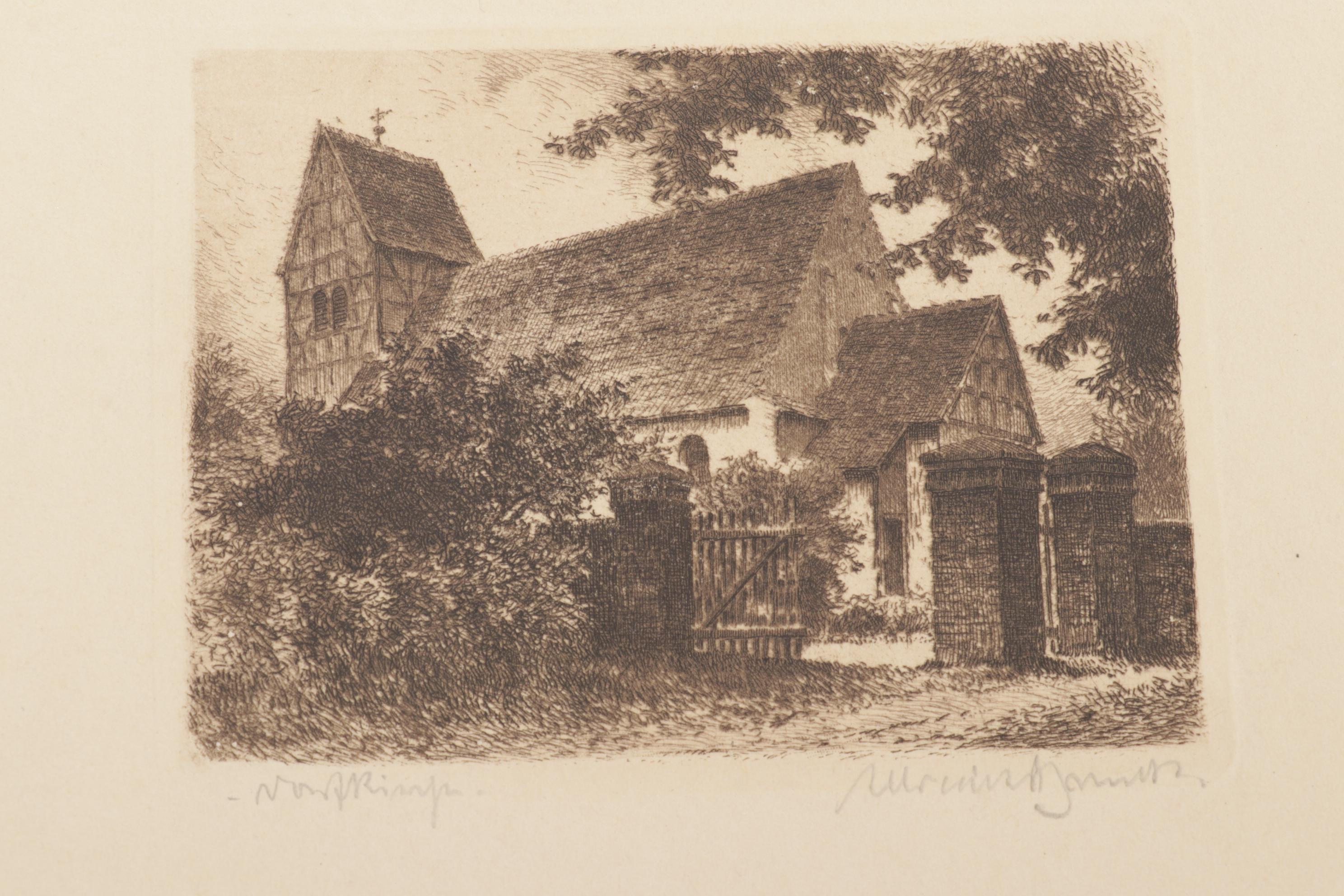 Central European Etchings Featuring Paul Sollmann and Herbert Kuron