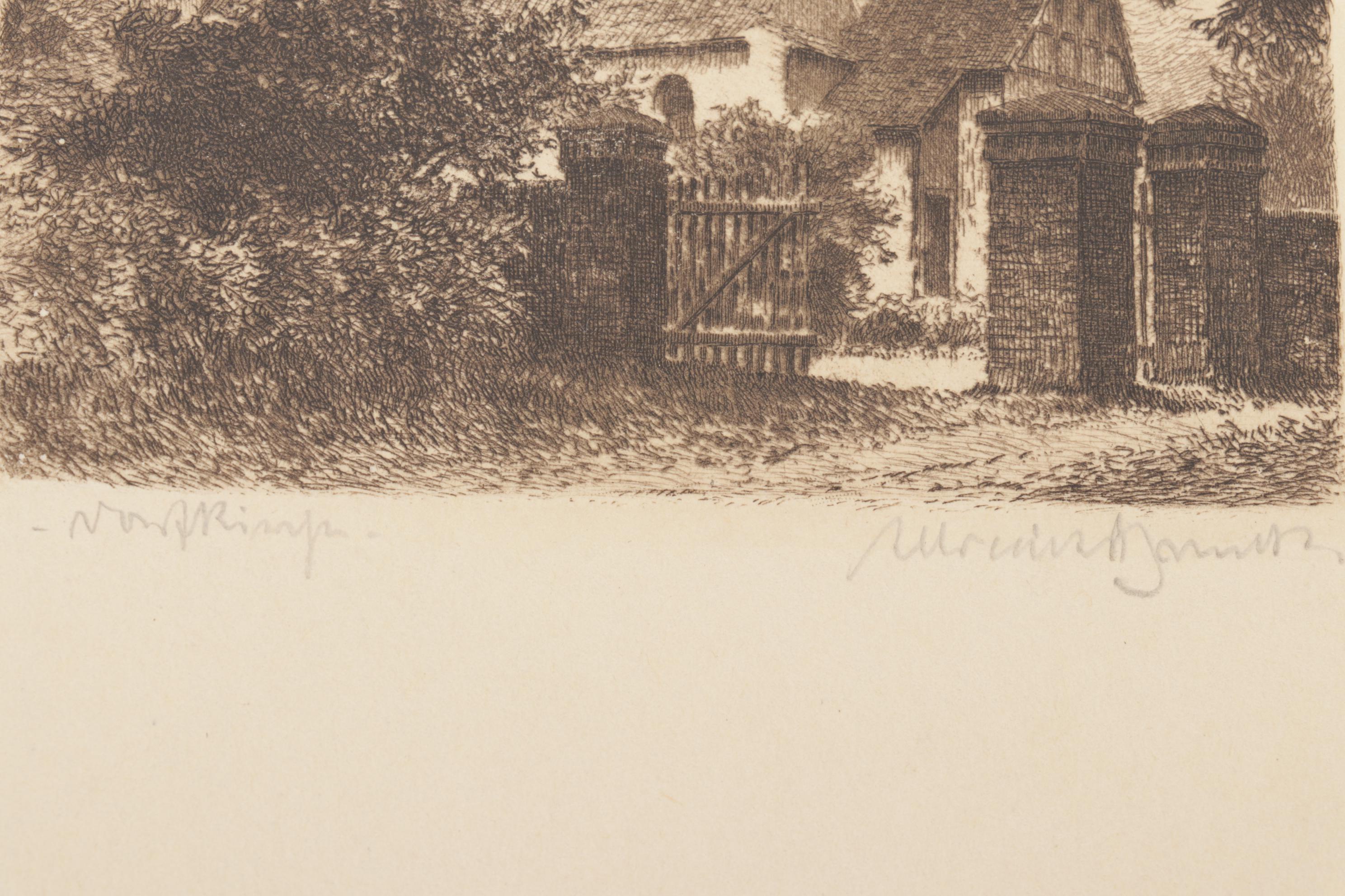 Central European Etchings Featuring Paul Sollmann and Herbert Kuron