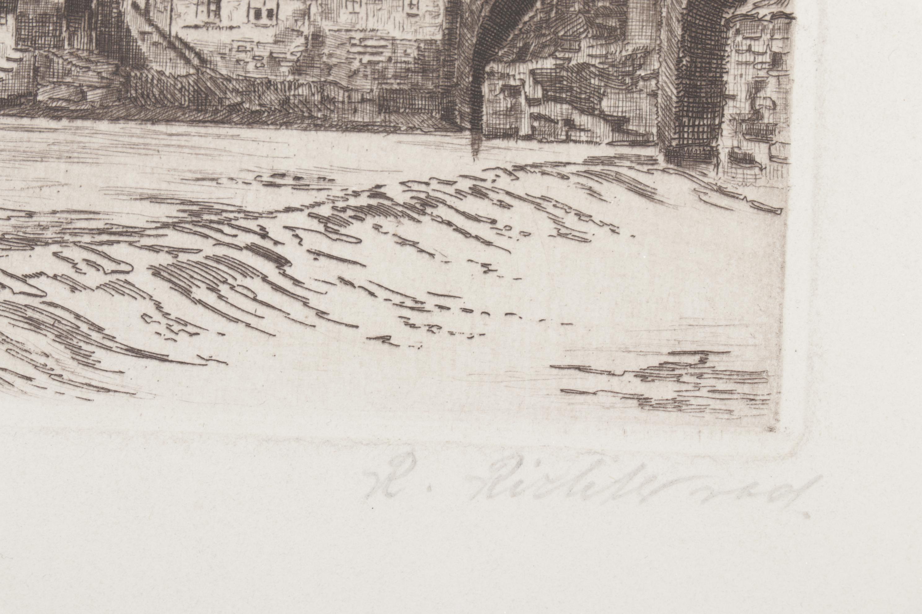 Central European Etchings Featuring Paul Sollmann and Herbert Kuron