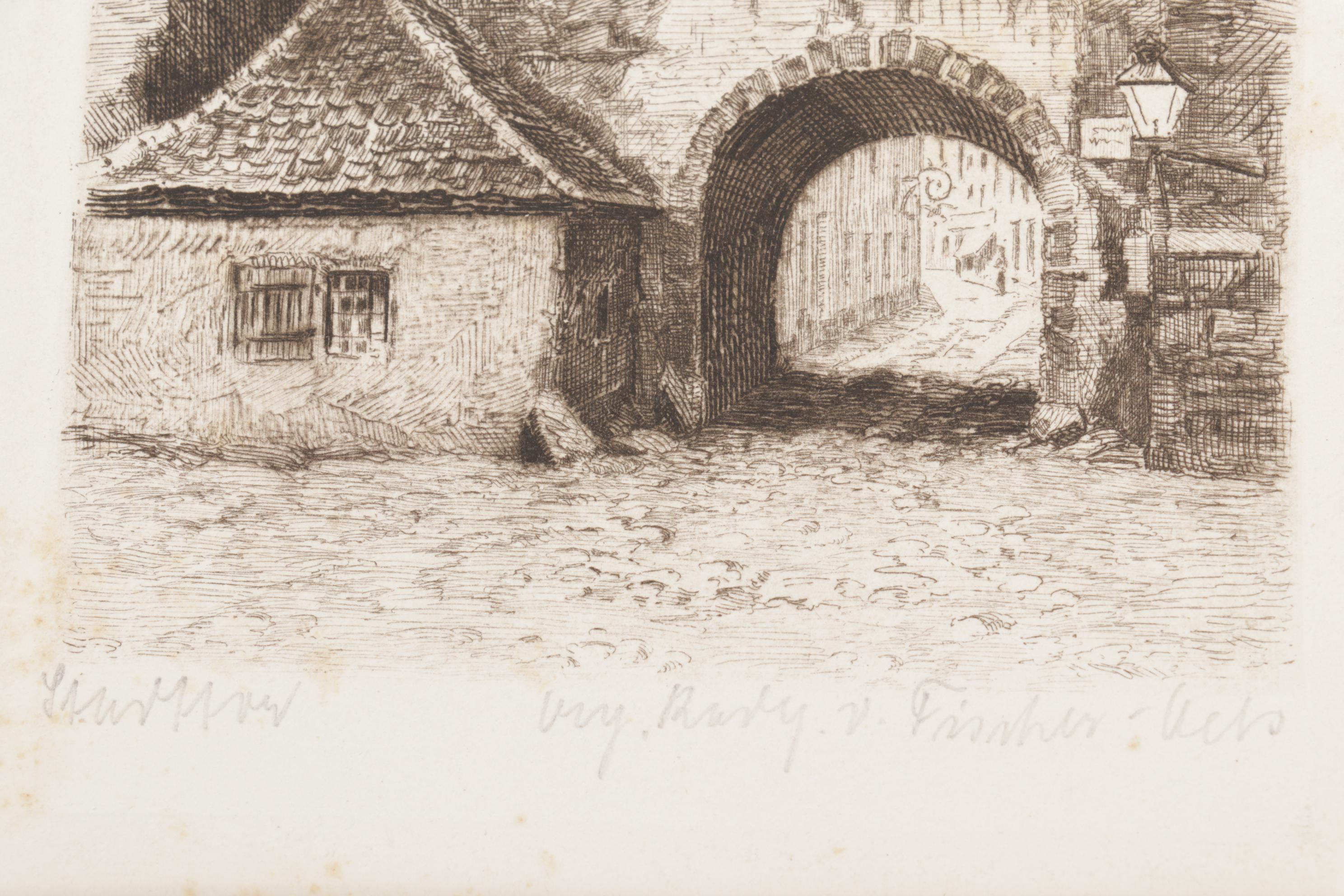 Central European Etchings Featuring Paul Sollmann and Herbert Kuron