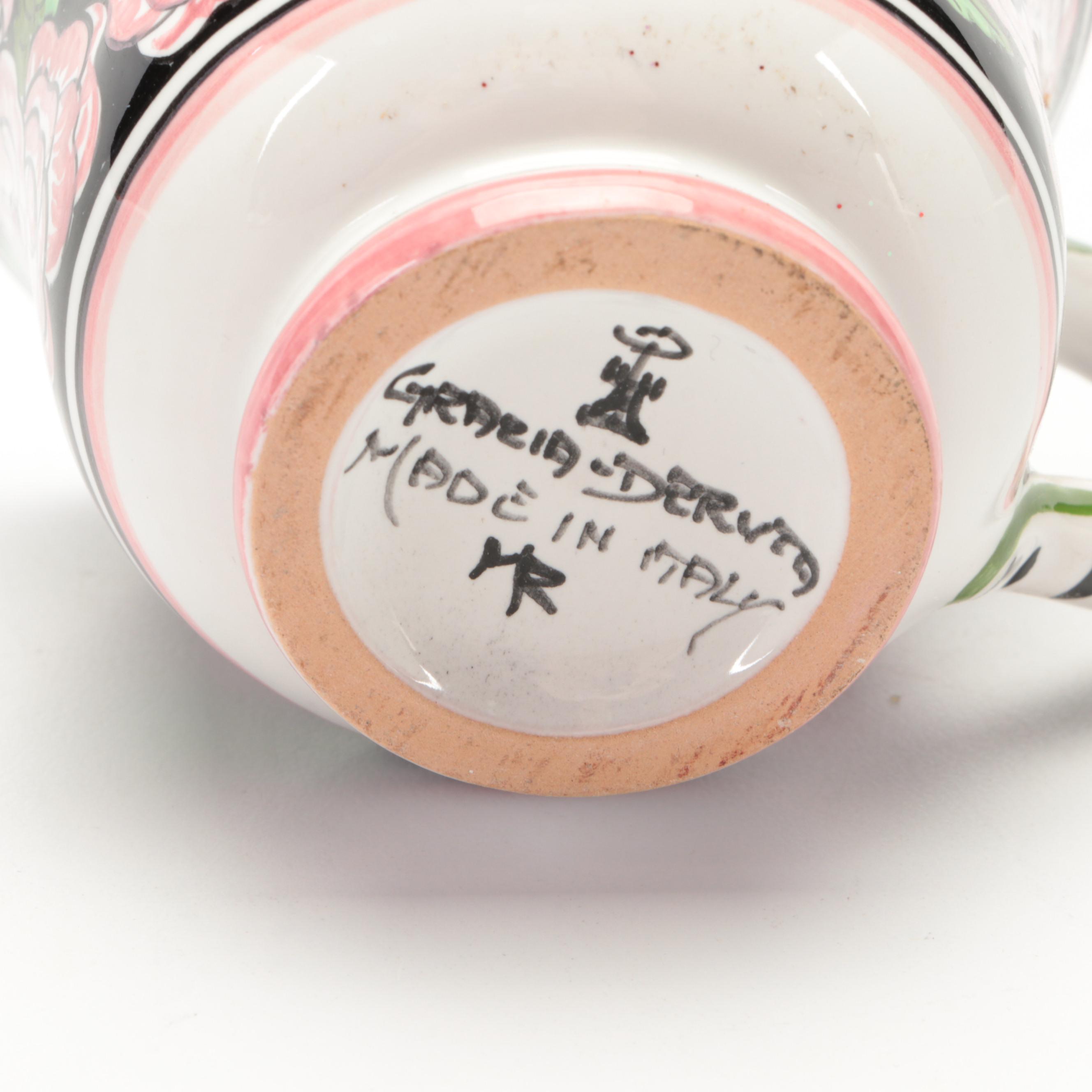 Grazia Deruta Italian Majolica Dinnerware and Serveware