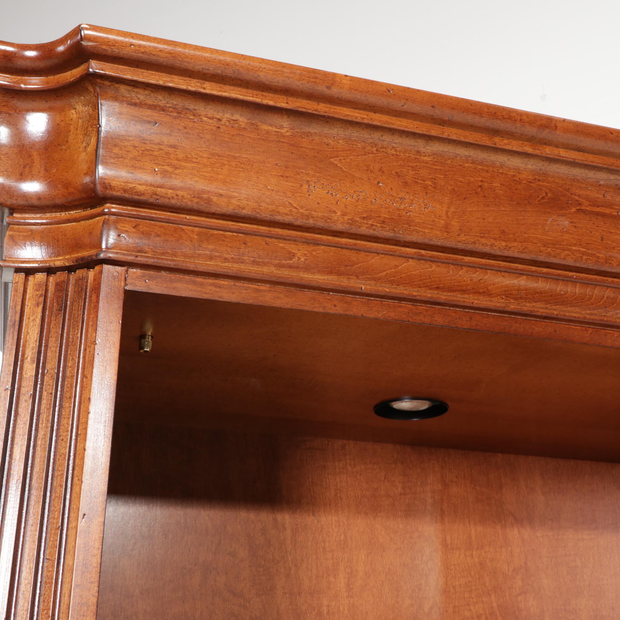 Stanley Furniture Co Illuminated Filing Cabinet Hutch