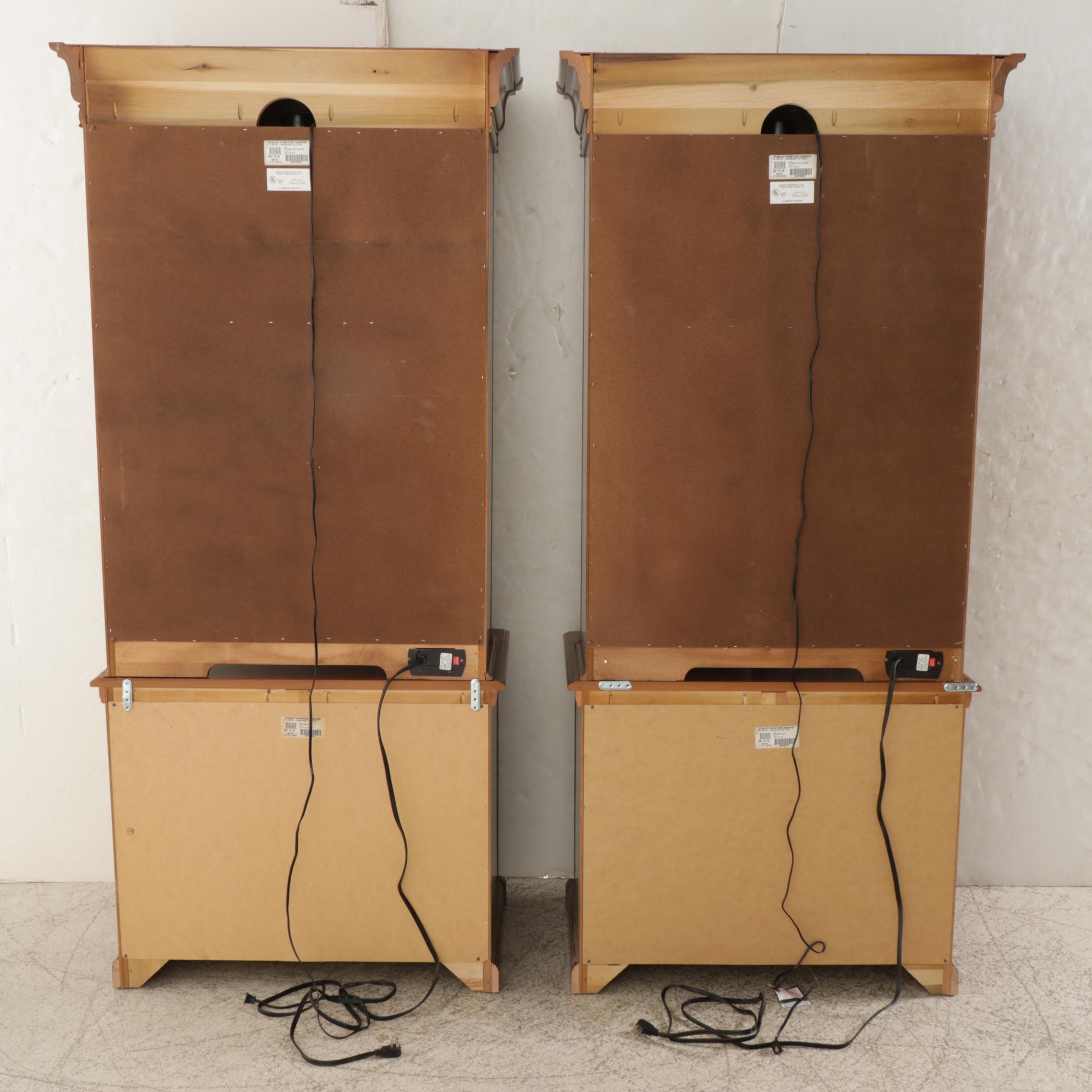 Stanley Furniture Co Illuminated Filing Cabinet Hutch