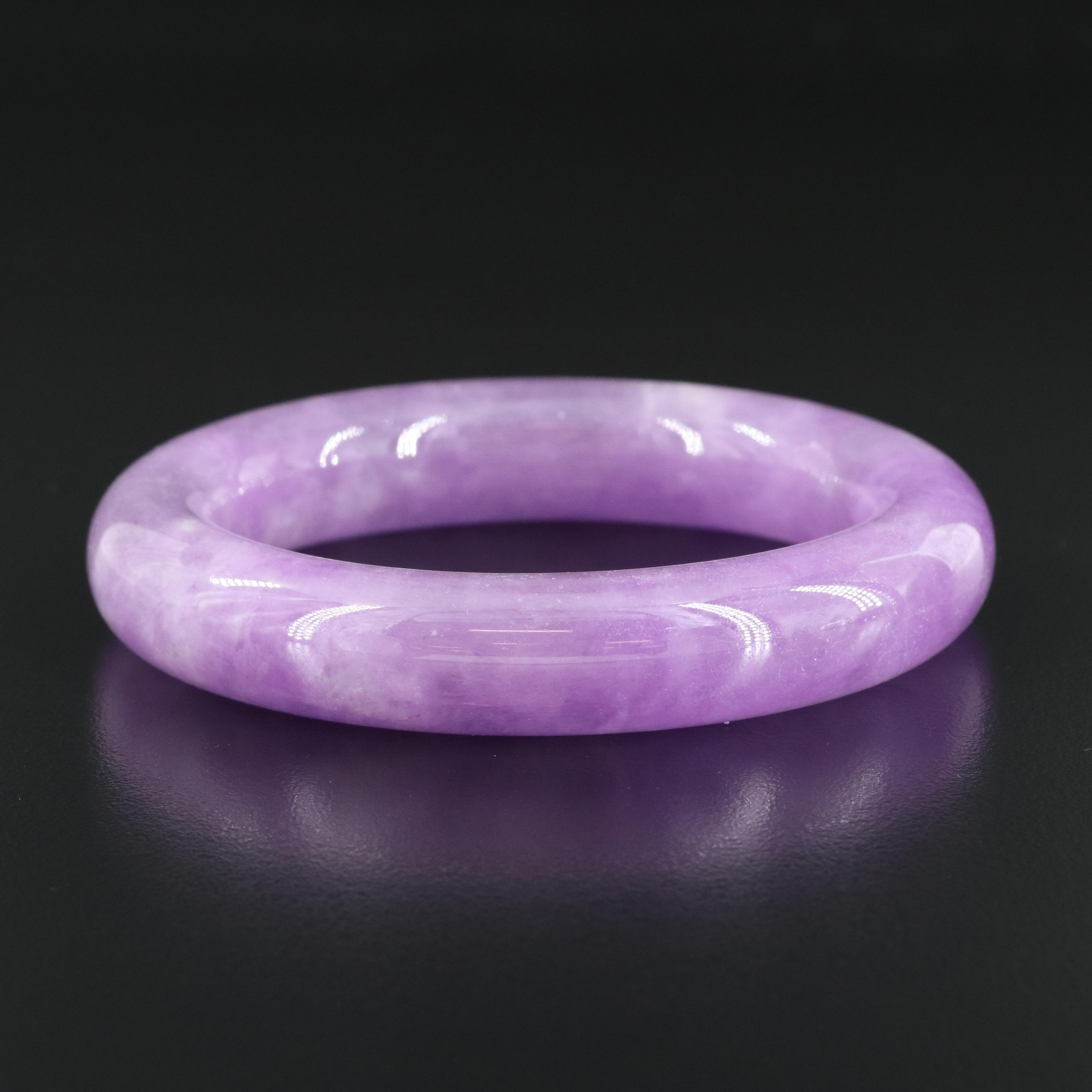Jadeite Hololith Bangle